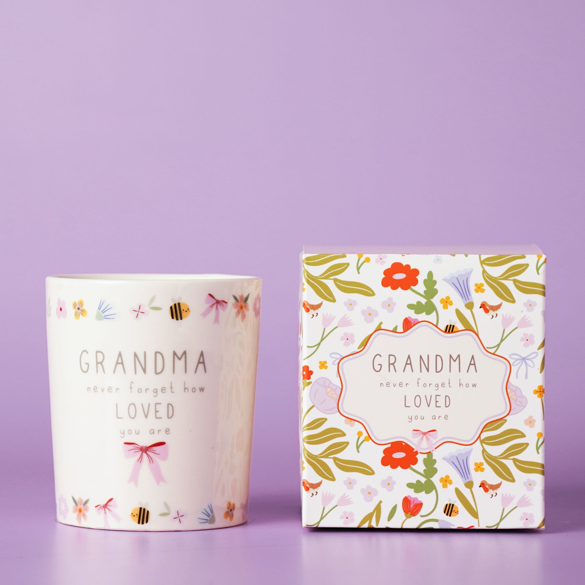 Love Life Ceramic Candle 190g - Grandma