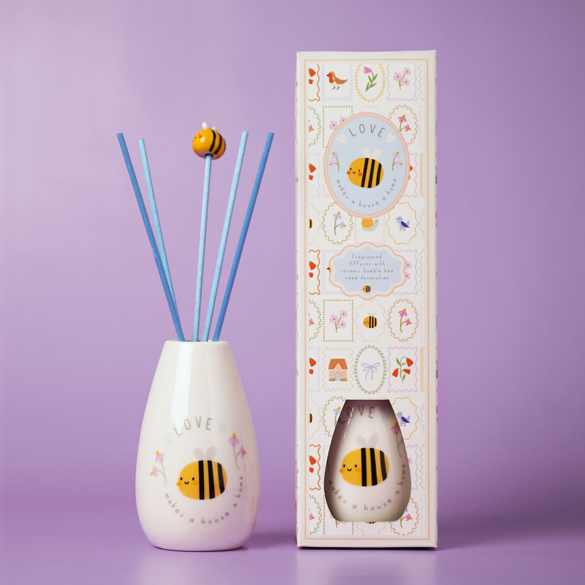Love Life Ceramic Diffuser - Love Home