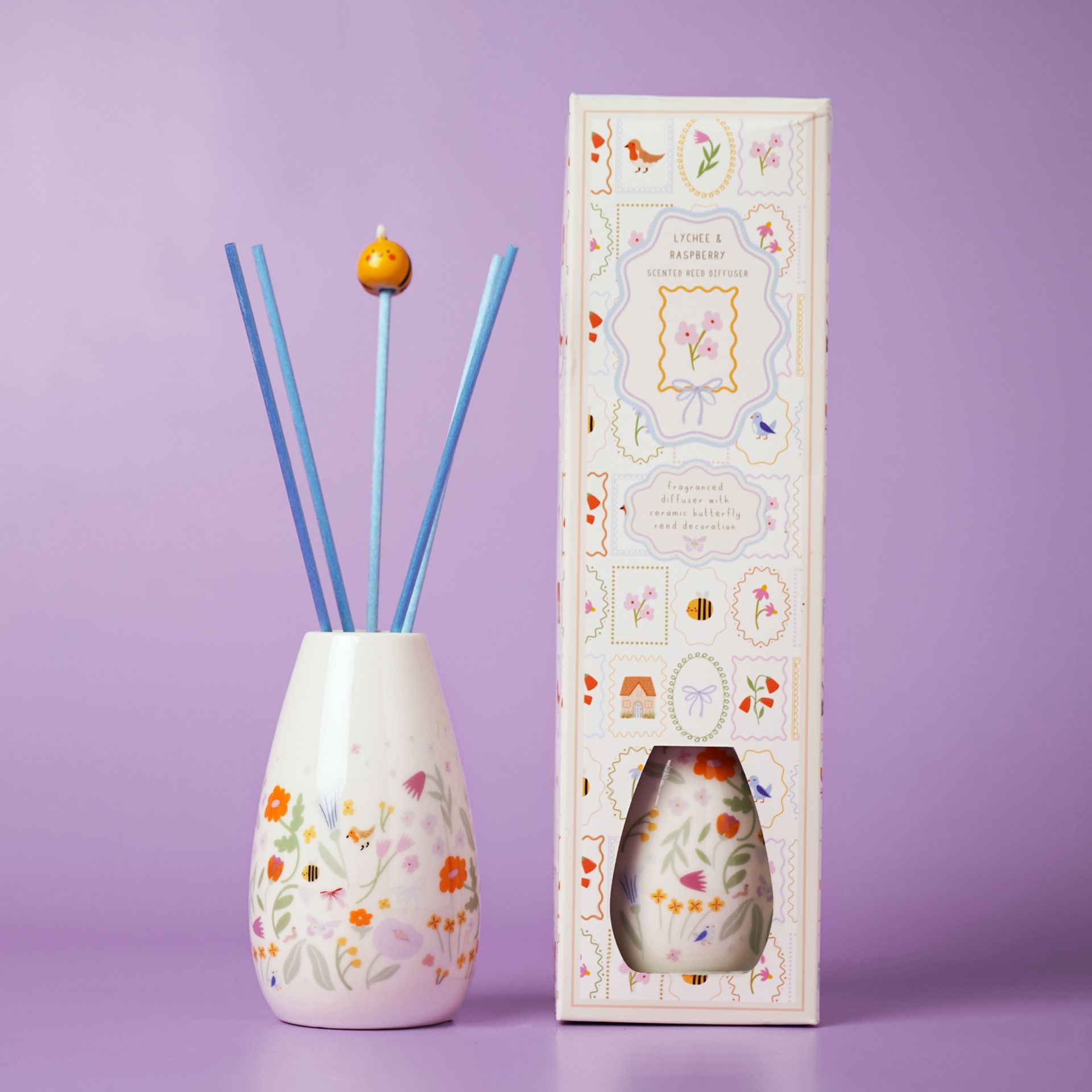Love Life Ceramic Diffuser - Flowers