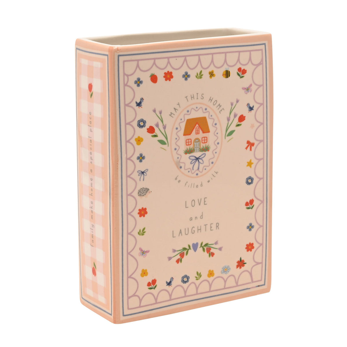 Love Life Book Vase 15cm - Home