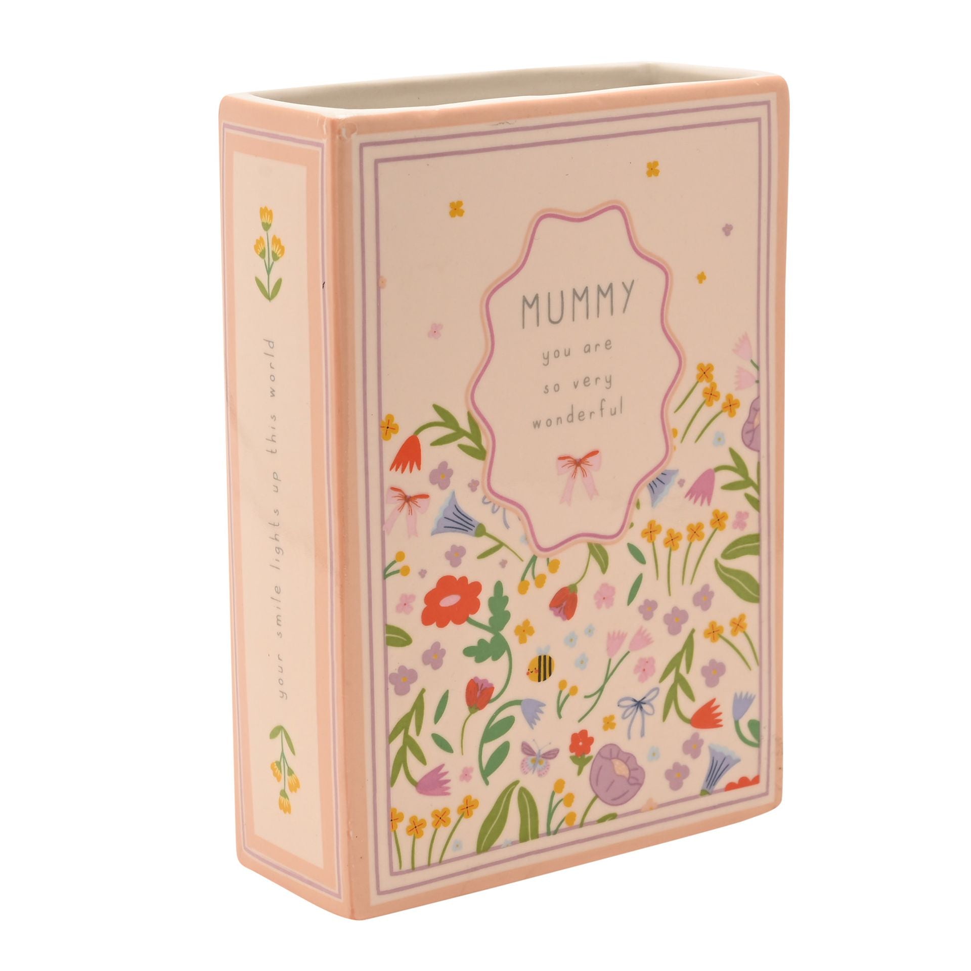 Love Life Book Vase 15cm - Mummy
