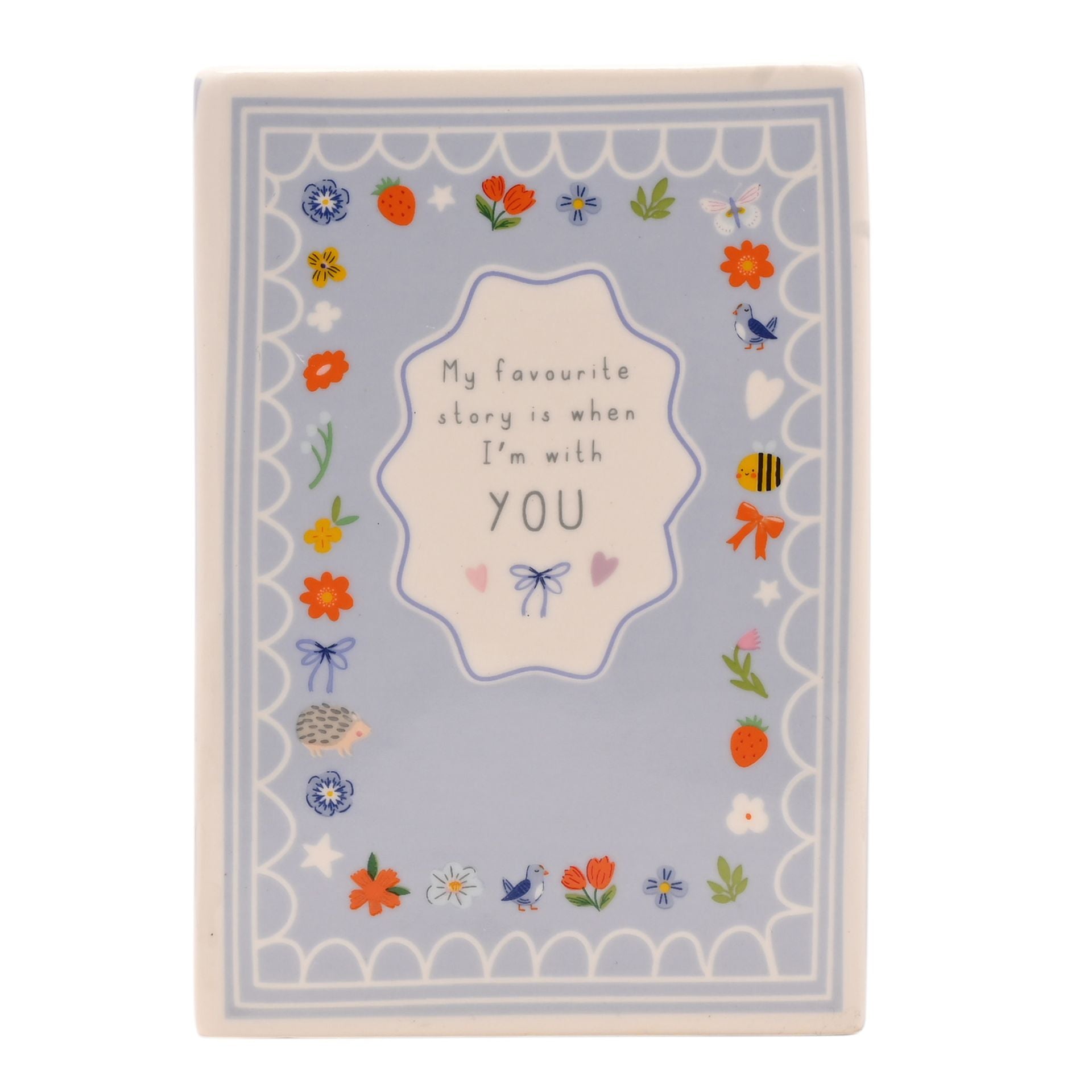 Love Life Book Vase 15cm - When I'm With You