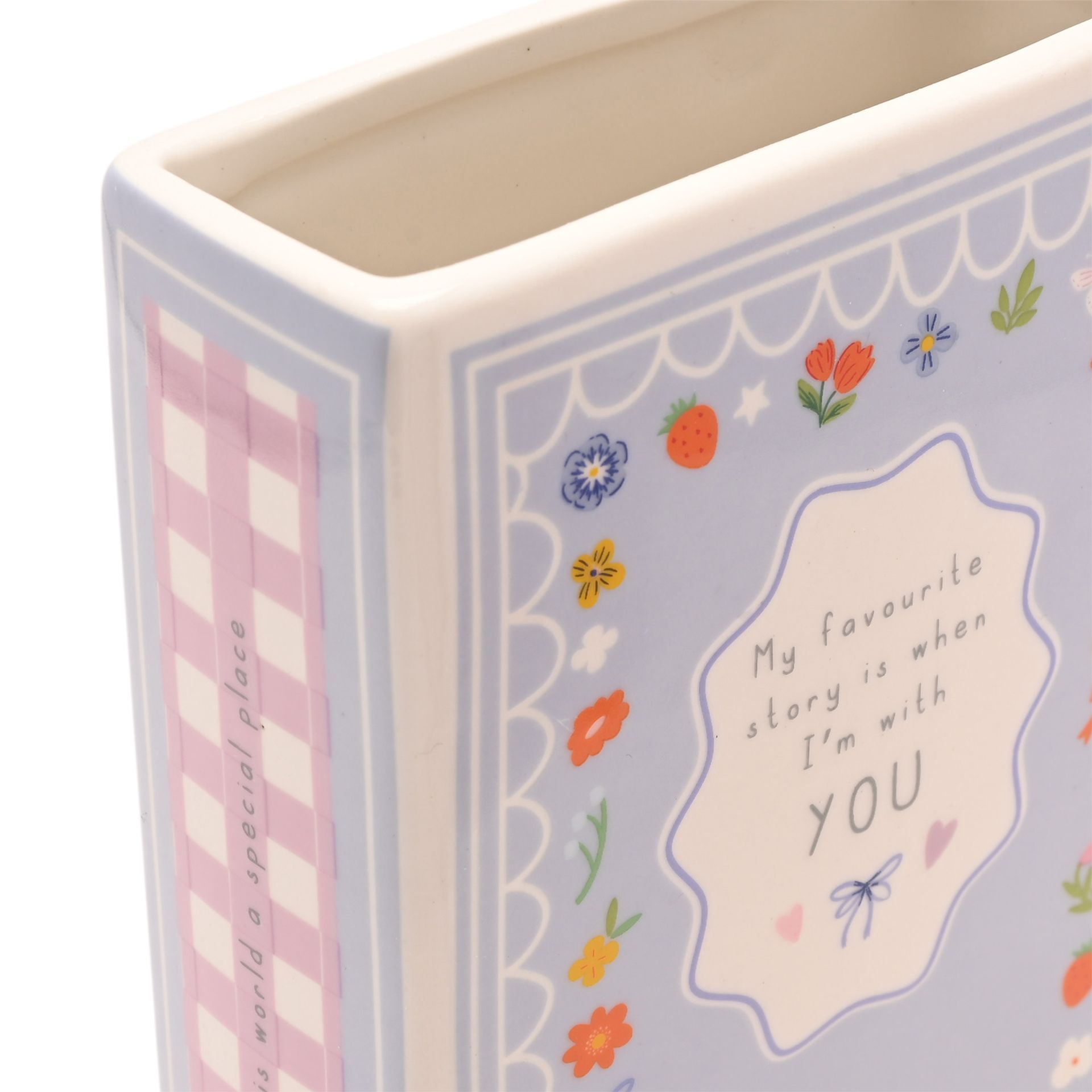 Love Life Book Vase 15cm - When I'm With You