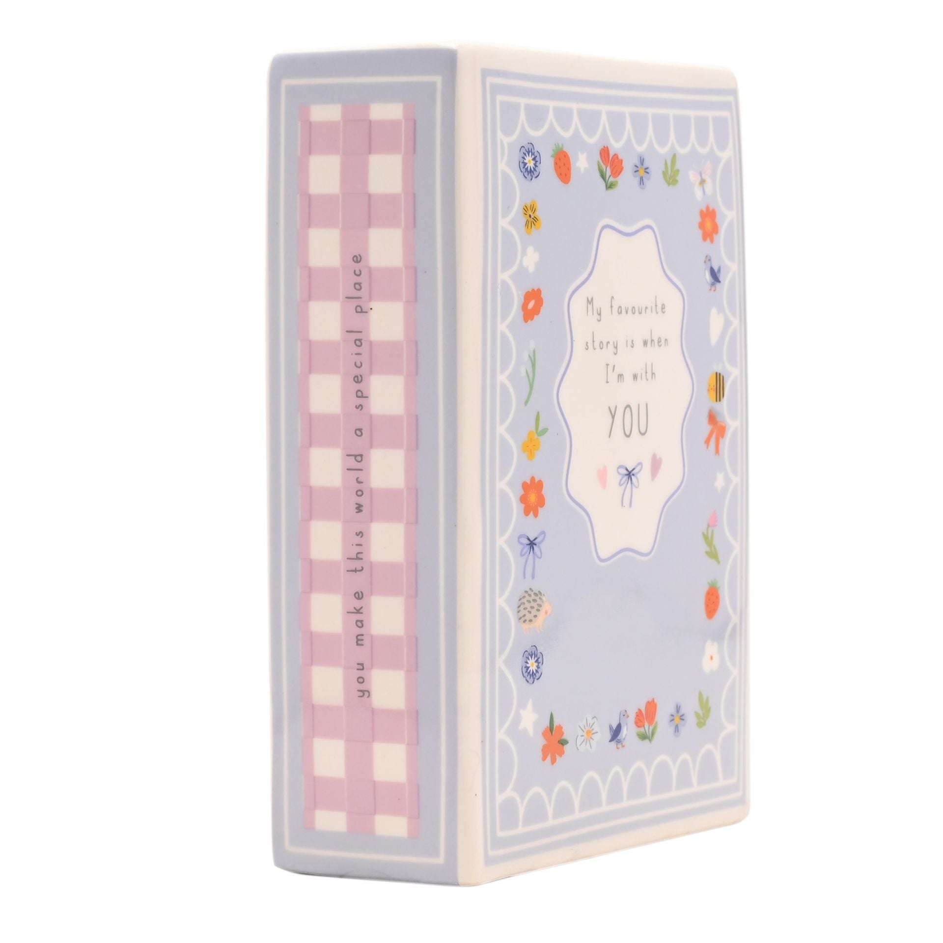 Love Life Book Vase 15cm - When I'm With You