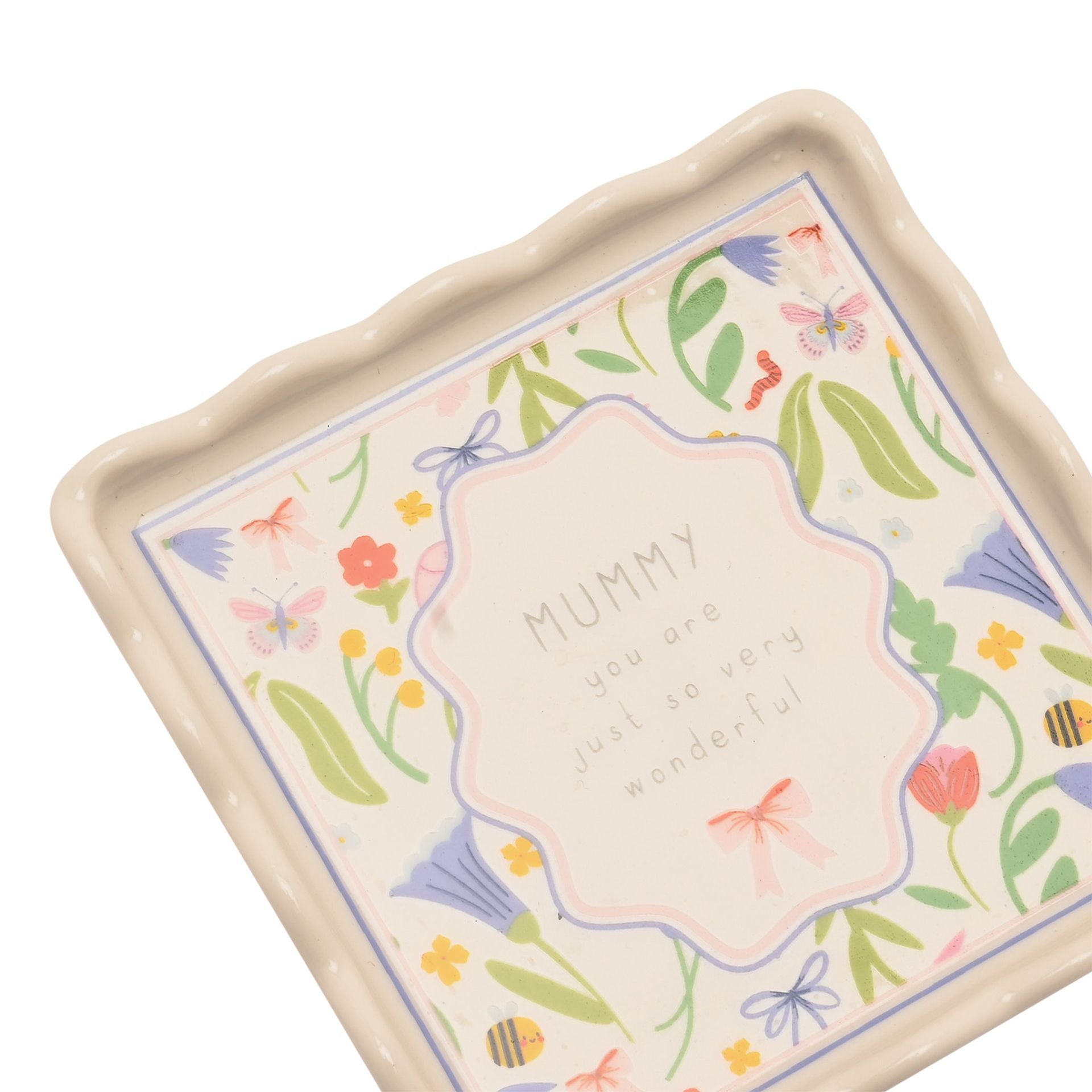 Love Life Scallop Trinket Tray - Mummy
