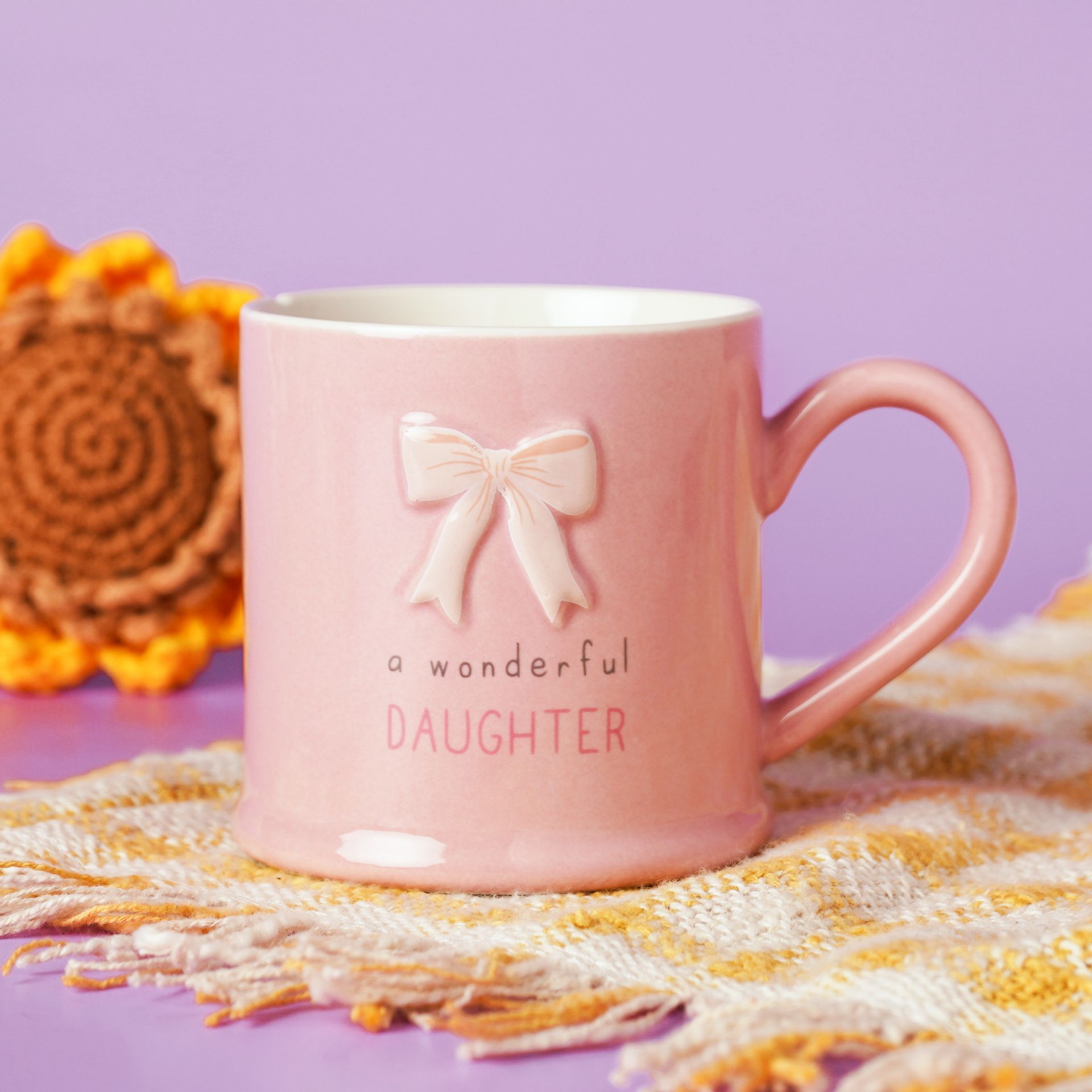 Love Life Embossed Mug - Daughter