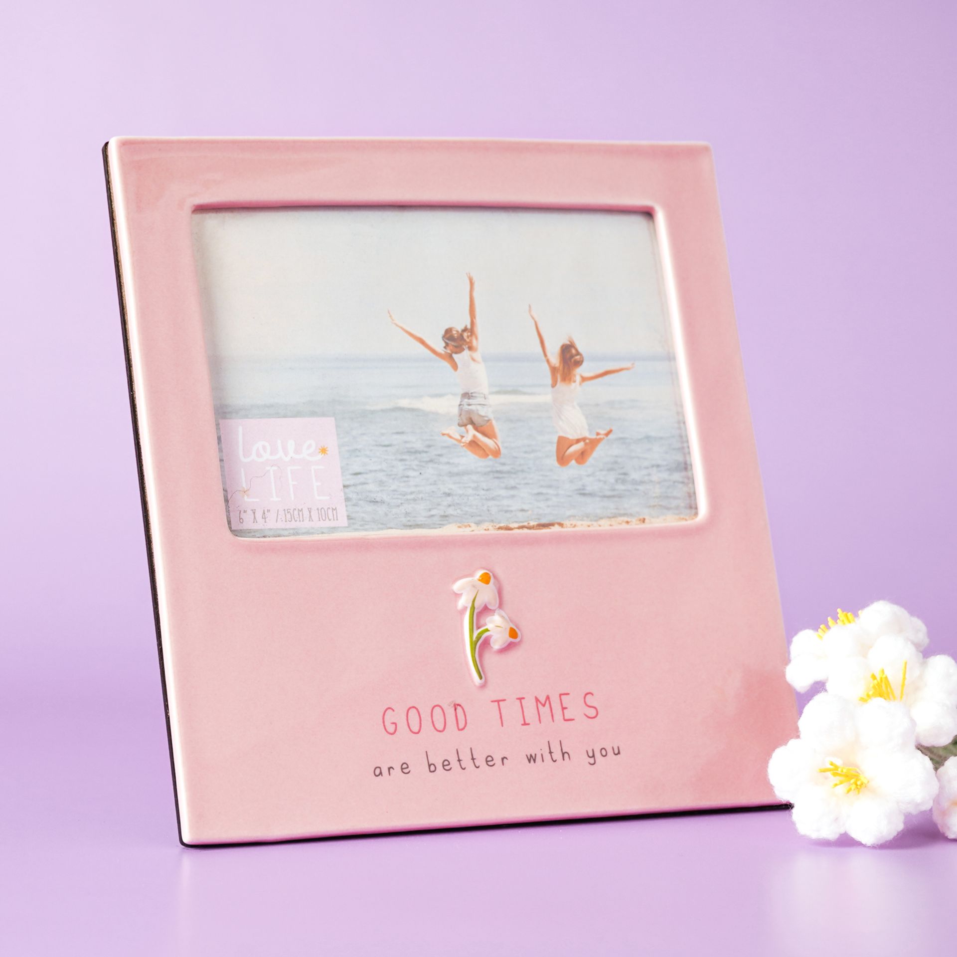 Love Life Photo Frame 4" x 6" - Good Times