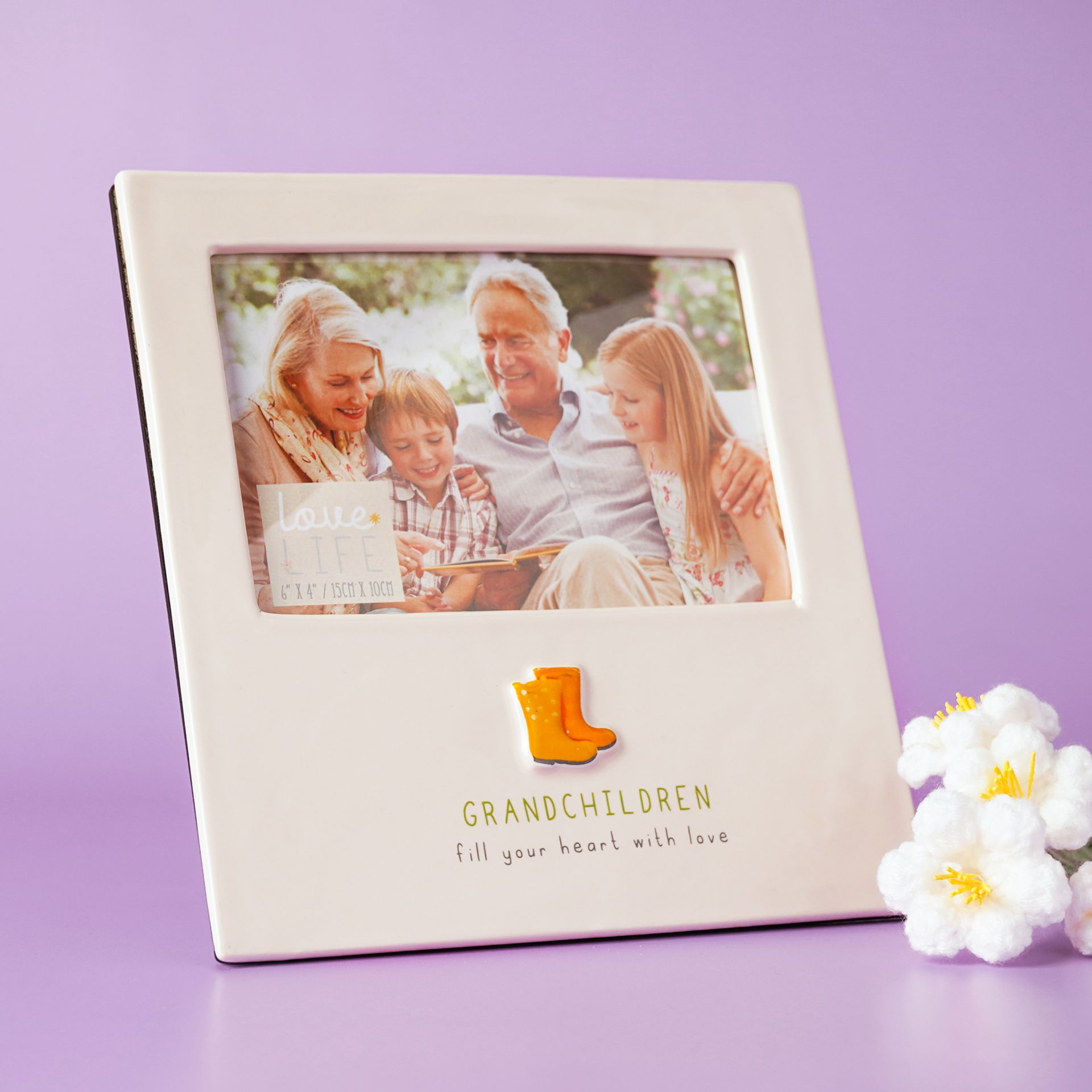 Love Life Photo Frame 4" x 6" - Grandchildren