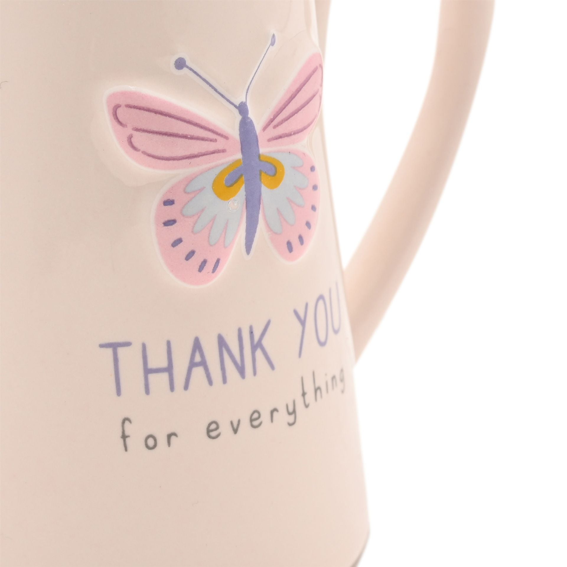Love Life Embossed Jug  - Thank You