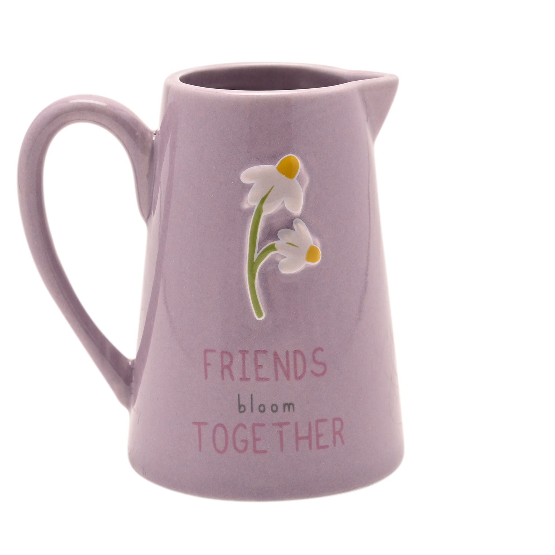 Love Life Embossed Jug  - Friends