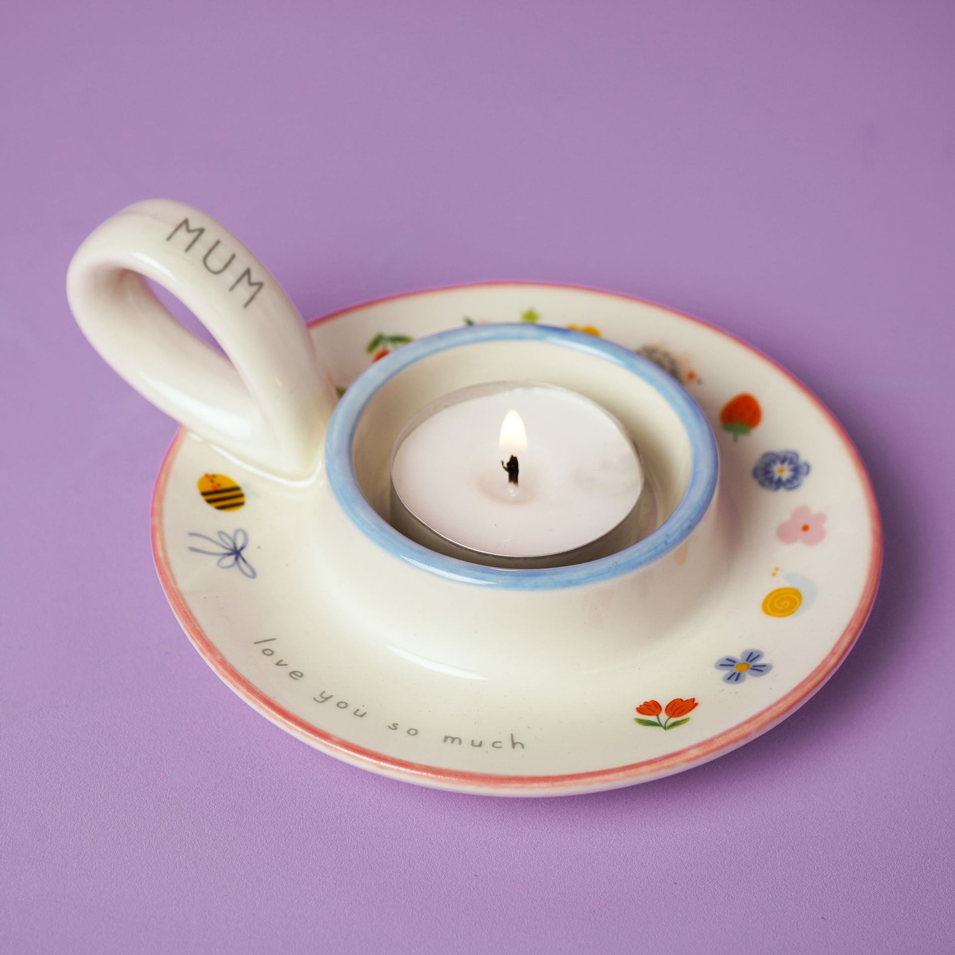 Love Life Tea Light Holder - Mum