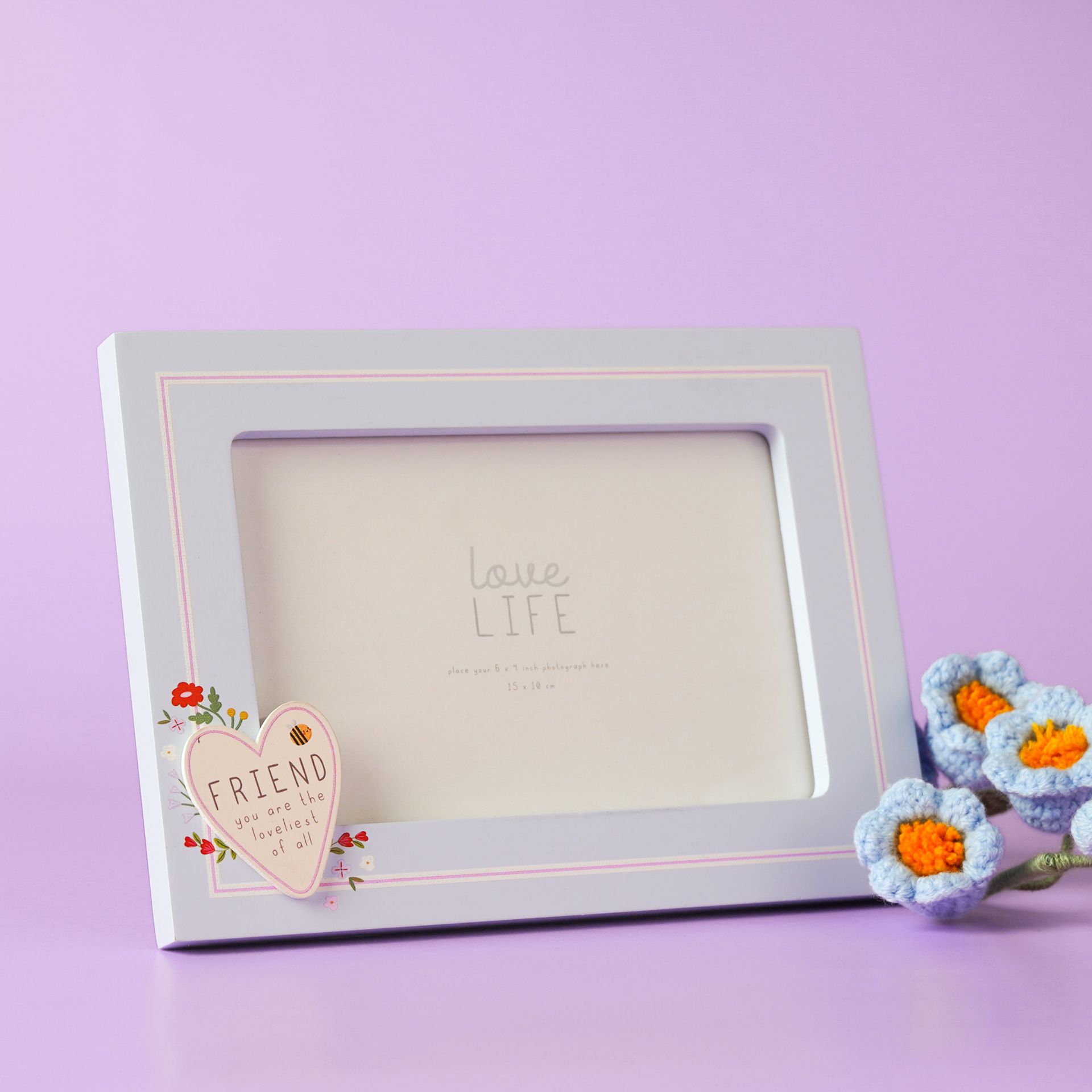 Love Life Heart Frame - Friend