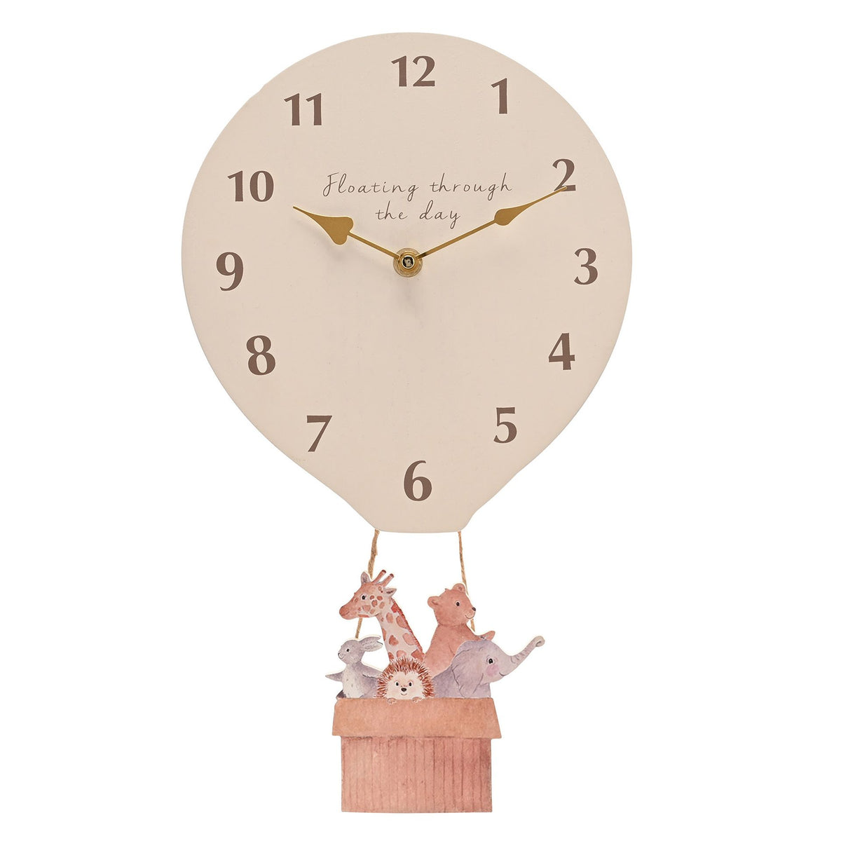 Little Roglets Hot Air Balloon Wall Clock