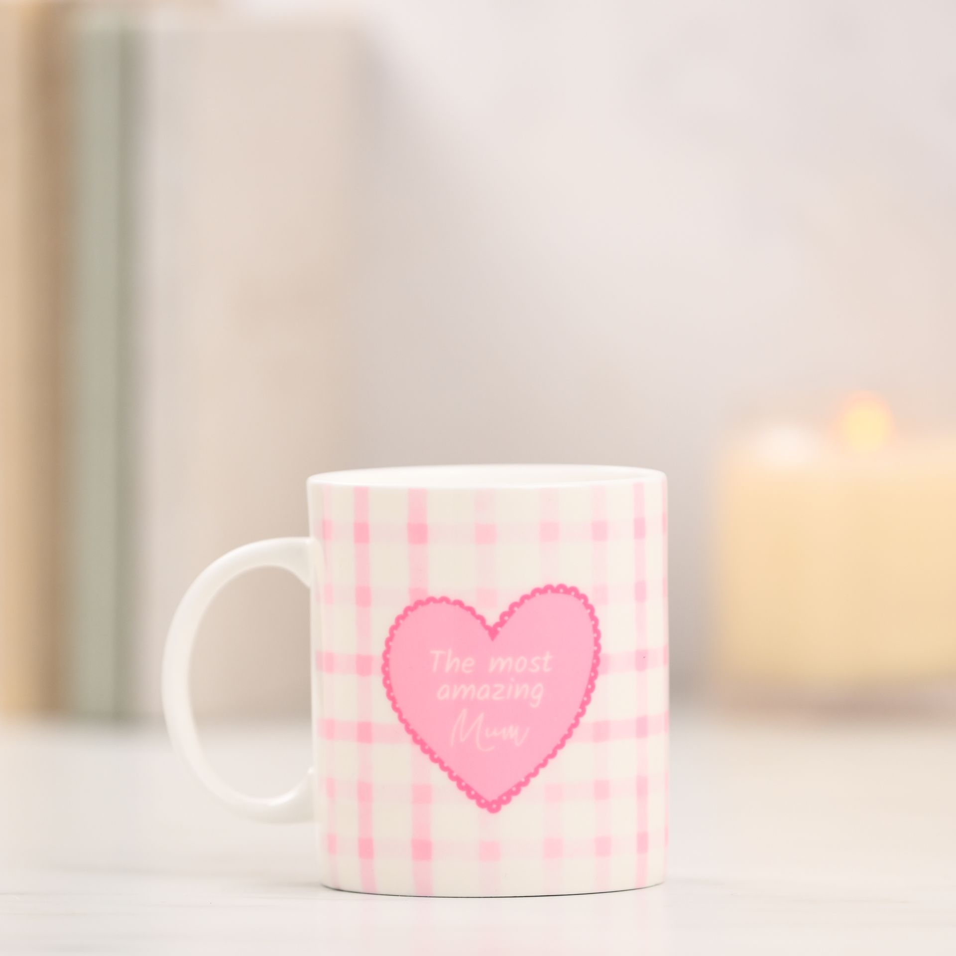 Personalised Amazing Gingham Mug