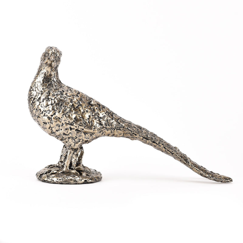 Meg Hawkins Bronze Finish Resin Pheasant Figurine
