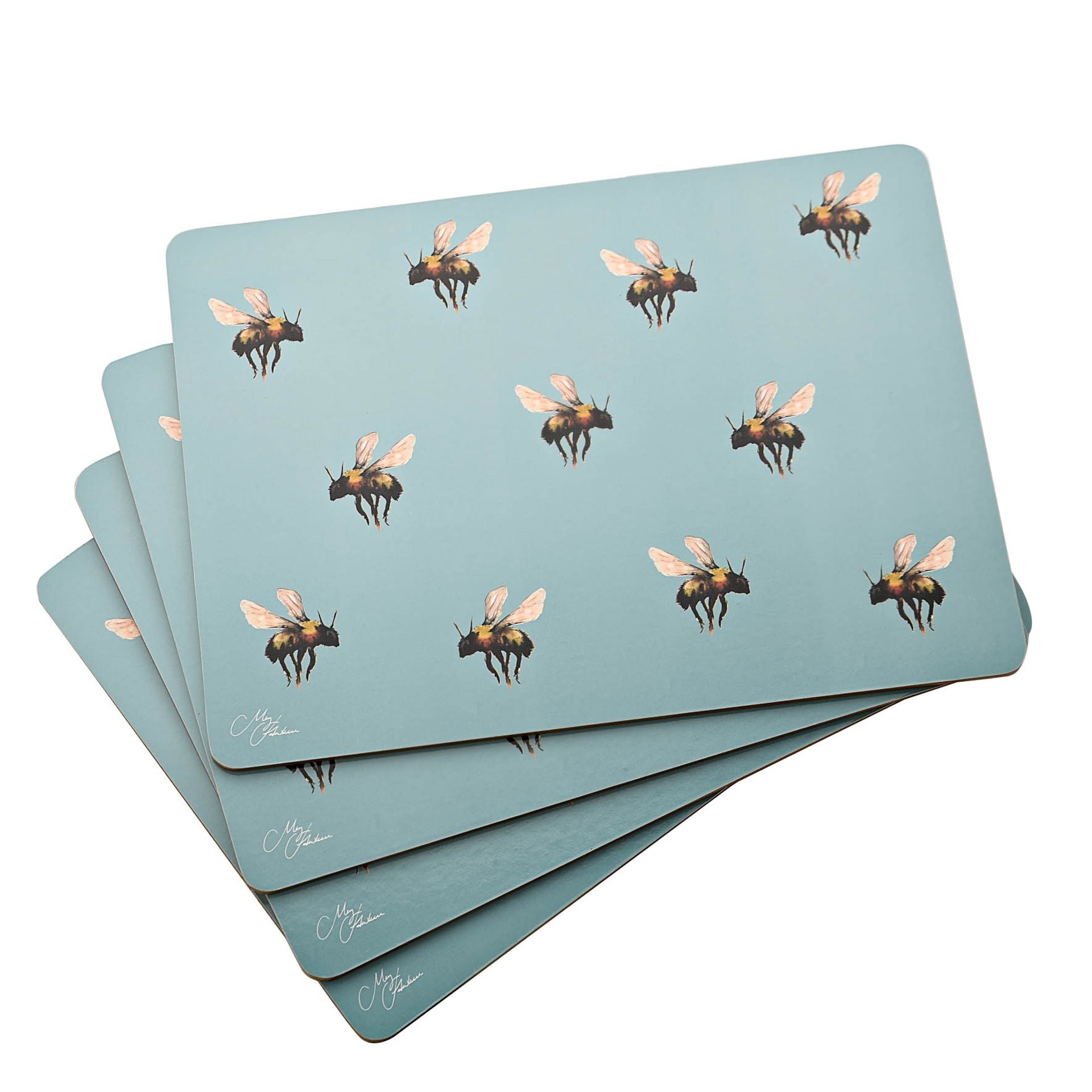 Meg Hawkins Set of 4 Placemats Bee