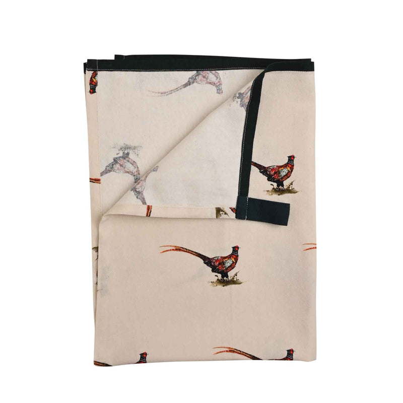 Meg Hawkins Cotton Tea Towel - Pheasant