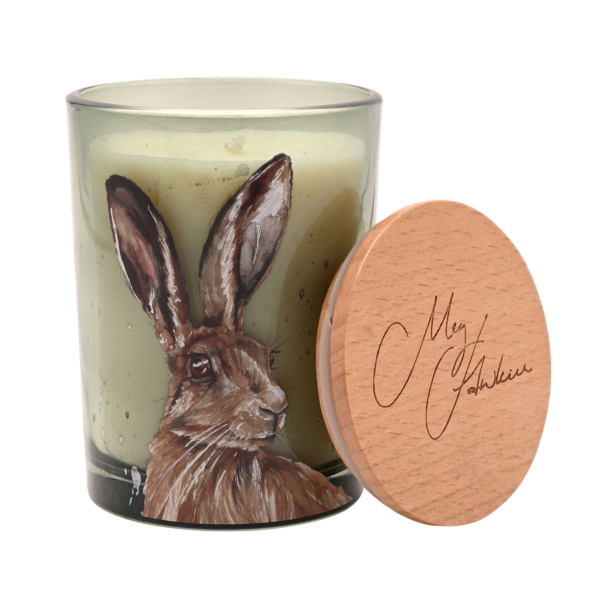 Meg Hawkins 250g Candle Hare - White Lavender & Chamomile