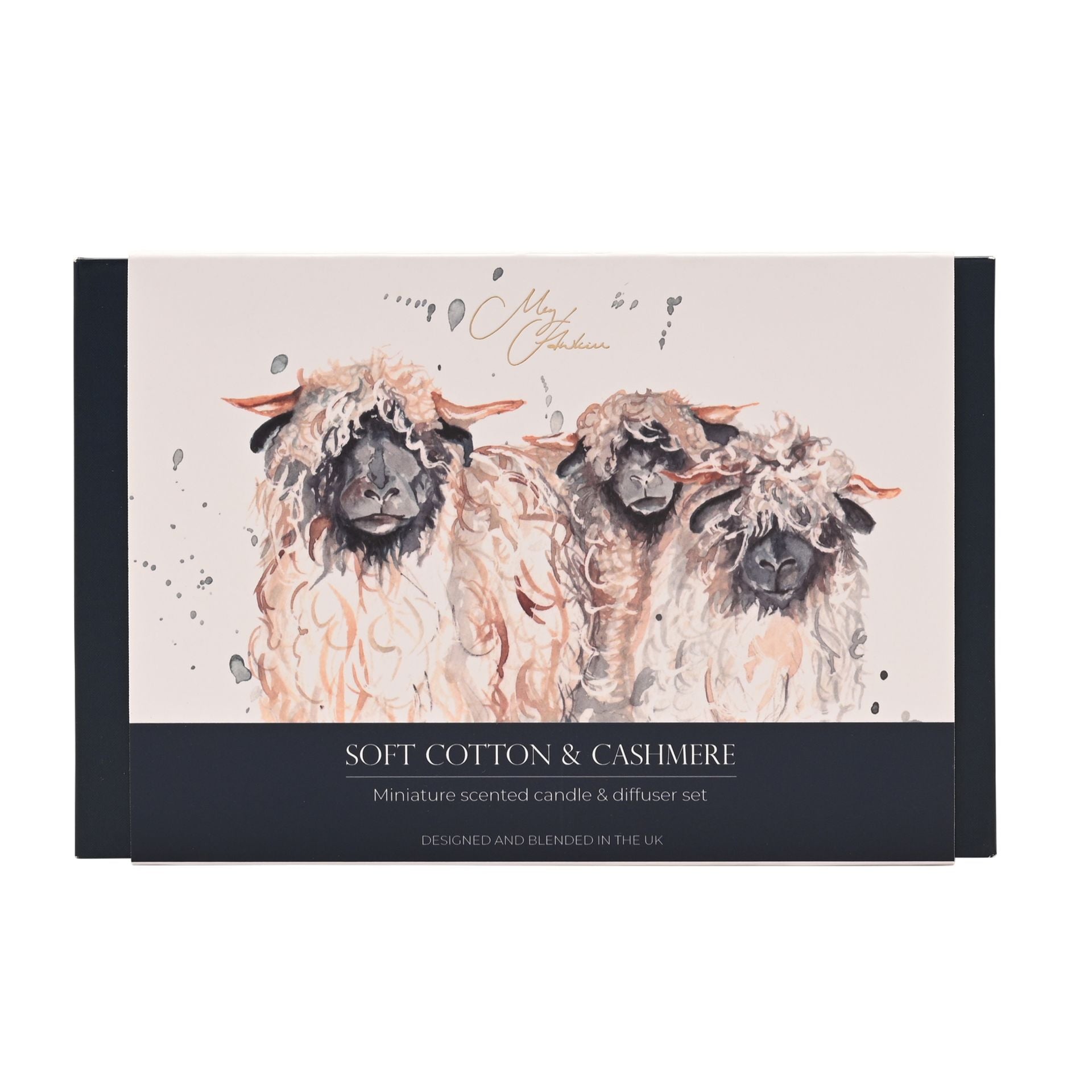 Meg Hawkins Mini Candle & Diffuser Set Sheep - Cashmere & Wool