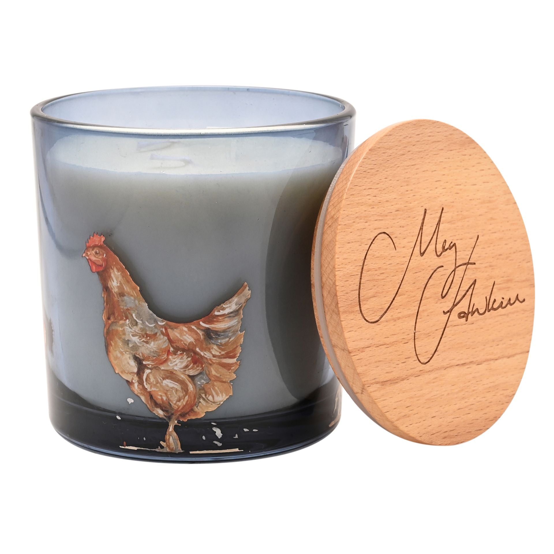 Meg Hawkins 2 Wick Candle 400g Chickens - Honey & Oats
