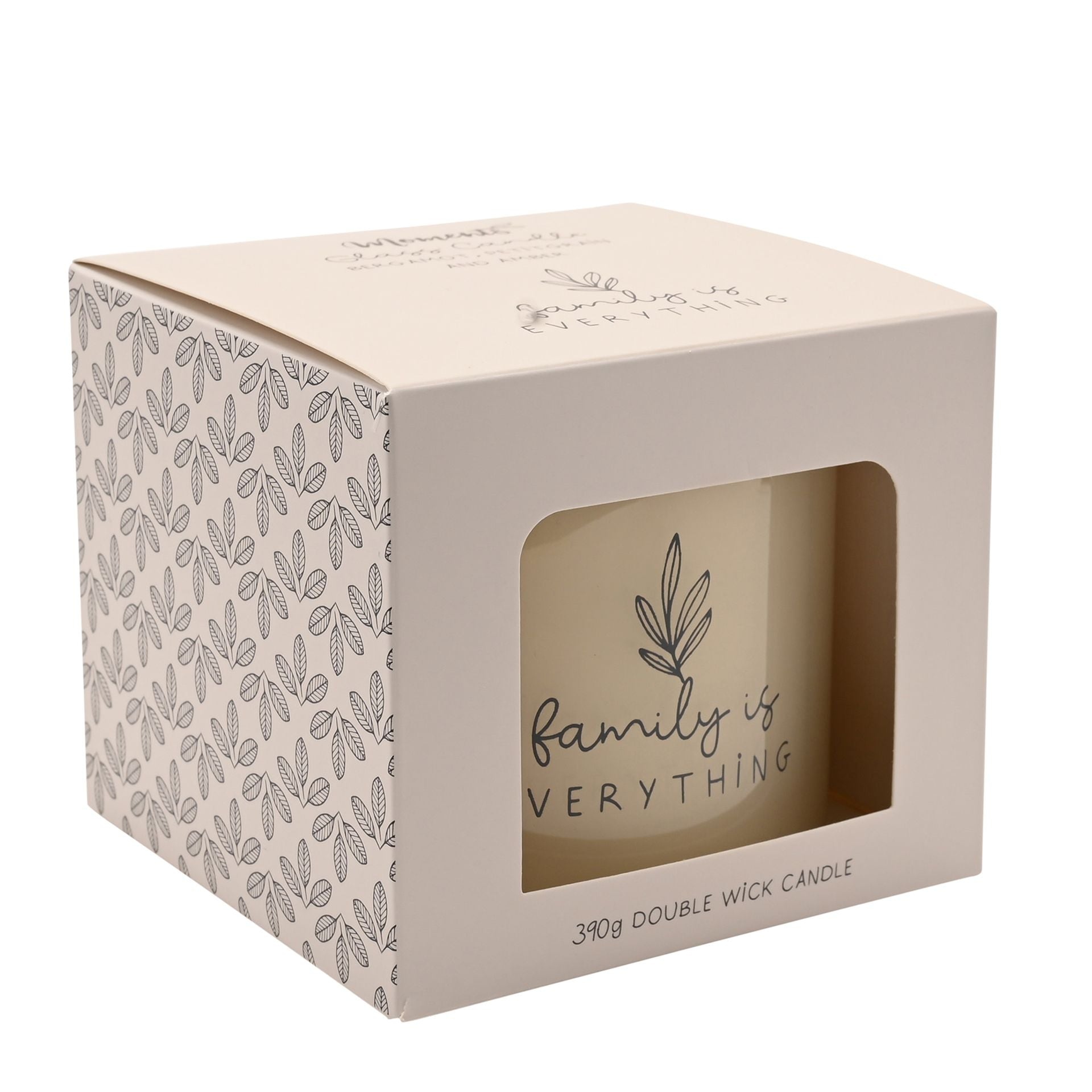 Moments Double Wick Candle 390g - Family