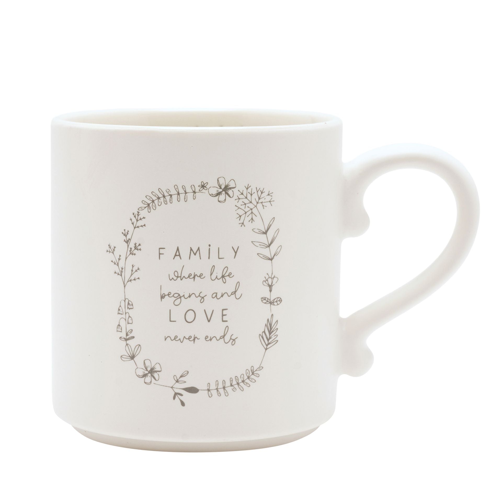 Moments Mug With Inside Words - Family
