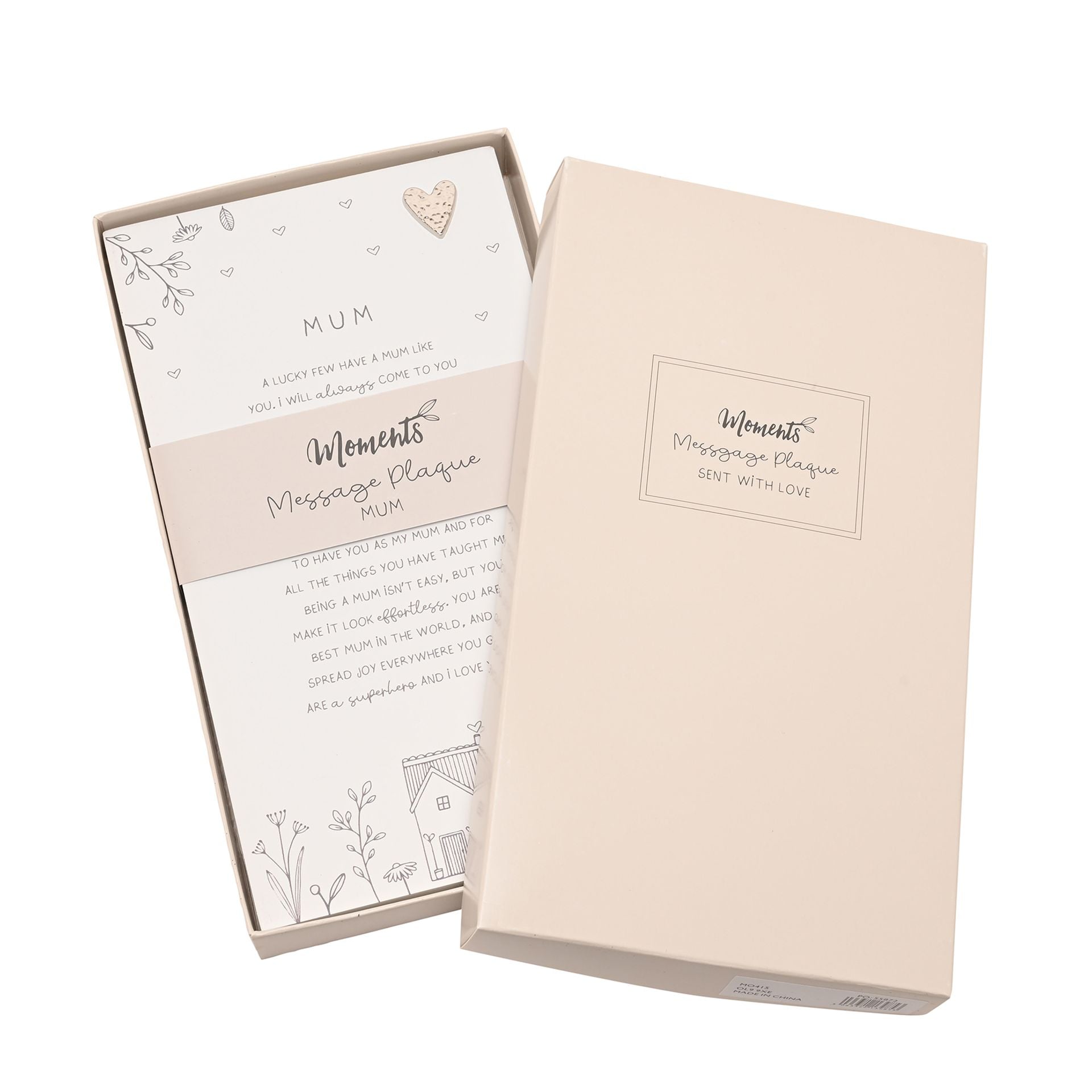 Moments Standing Verse Plaque - Mum