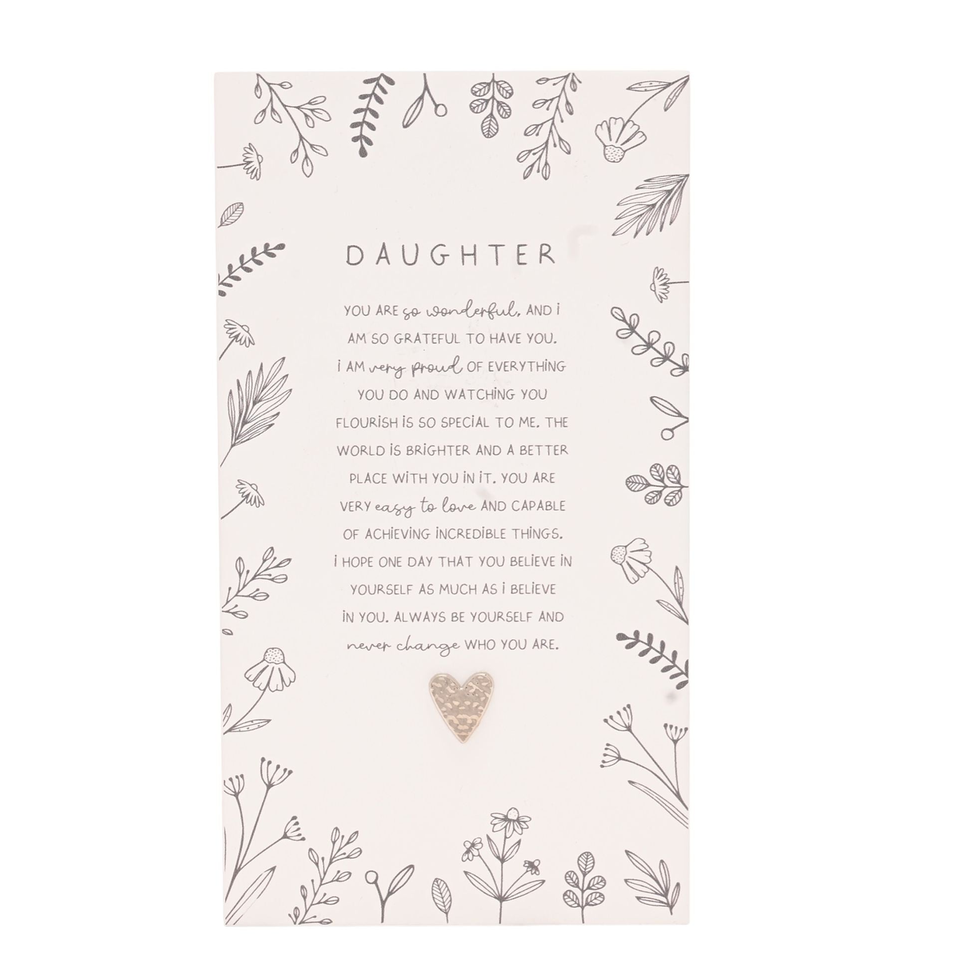 Moments Standing Verse Plaque - Daughter