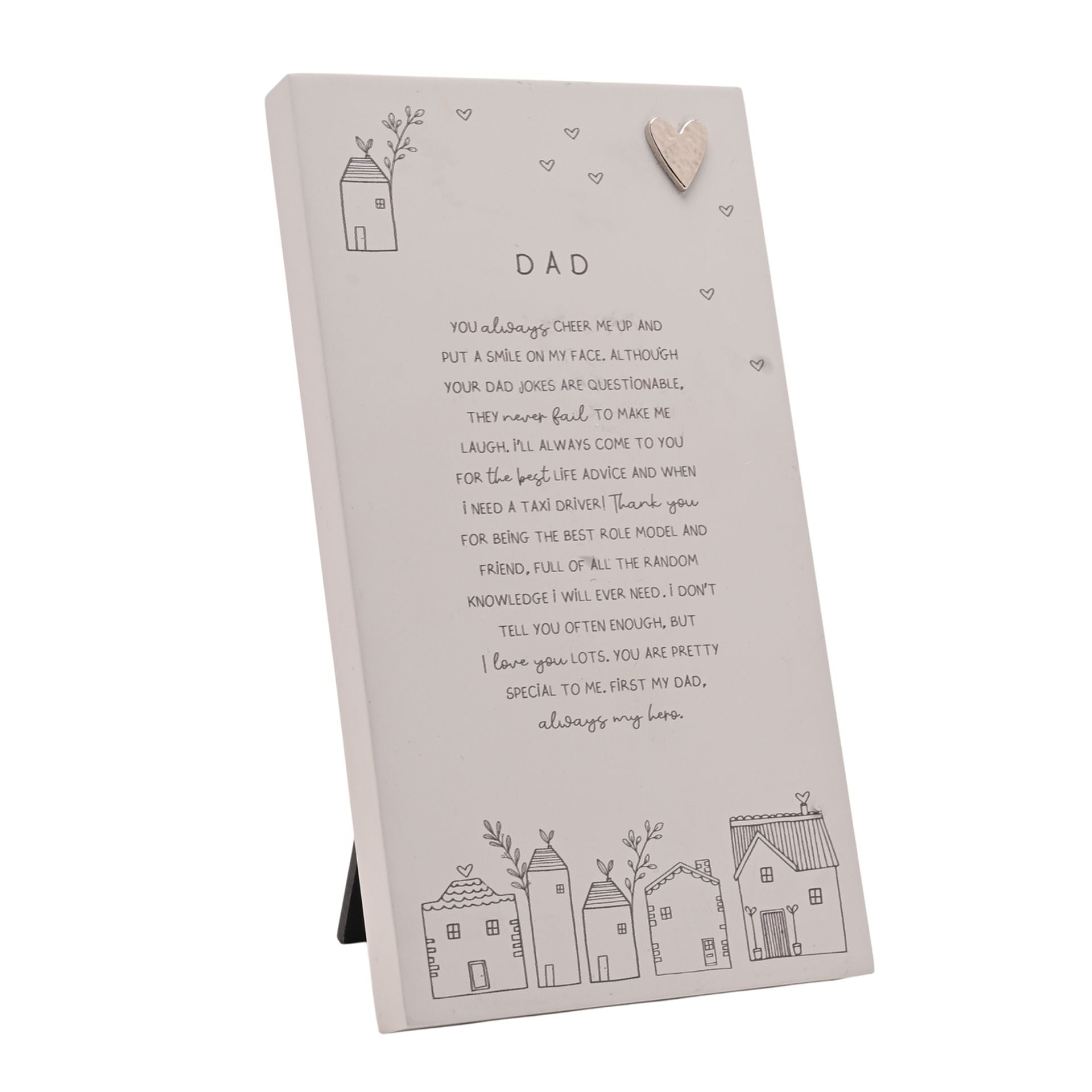 Moments Standing Verse Plaque - Dad