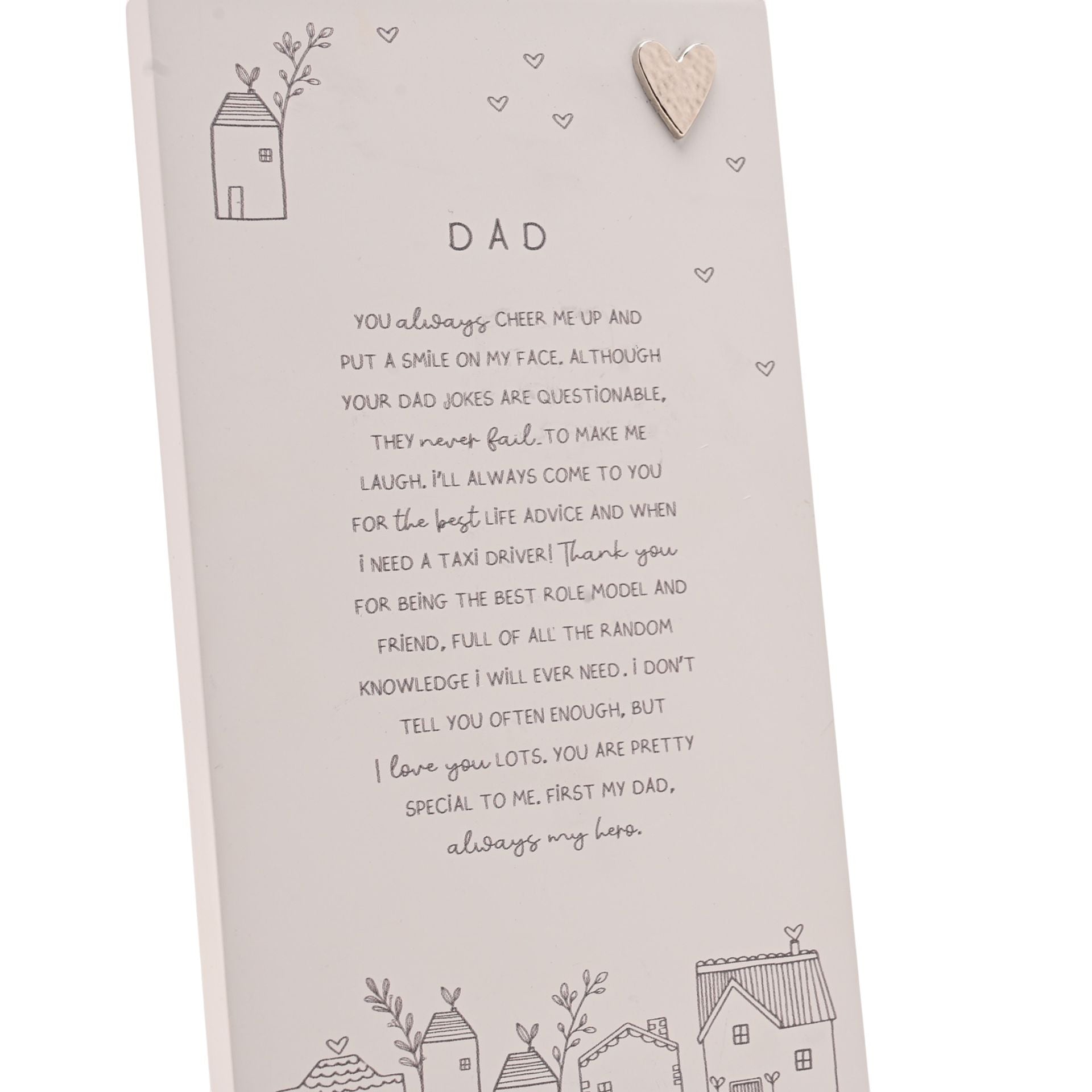 Moments Standing Verse Plaque - Dad