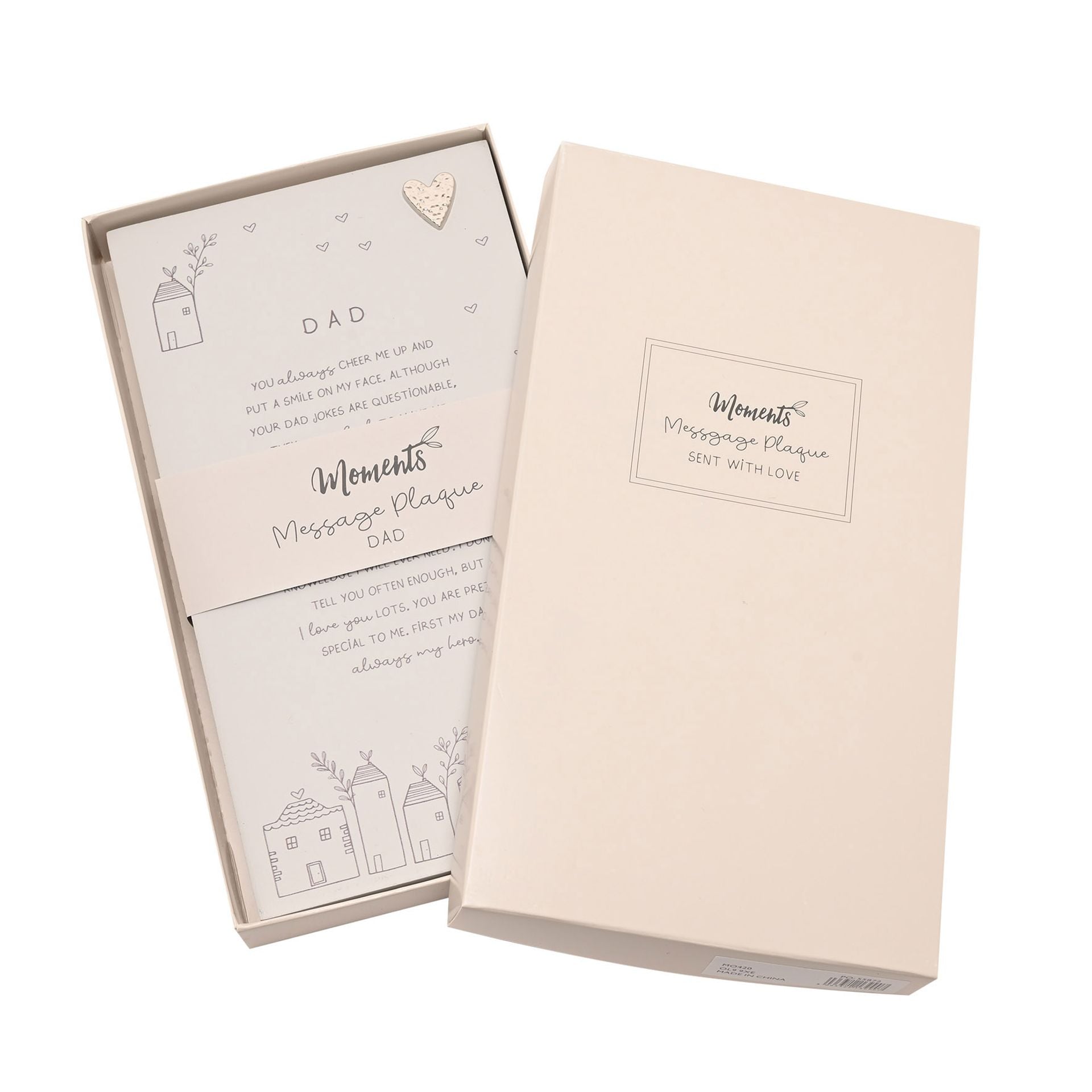 Moments Standing Verse Plaque - Dad