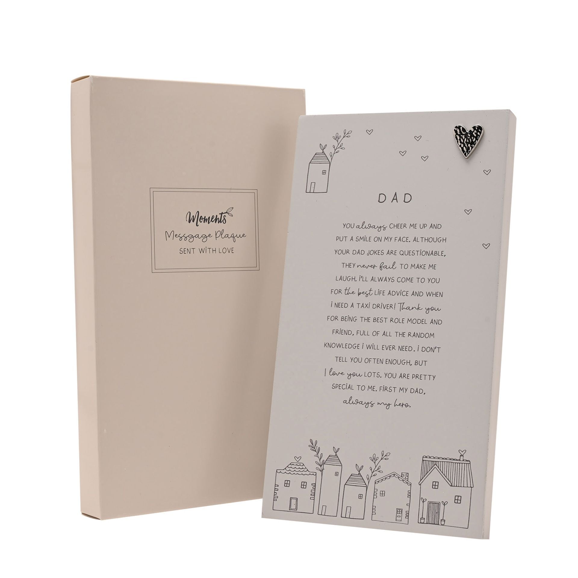 Moments Standing Verse Plaque - Dad