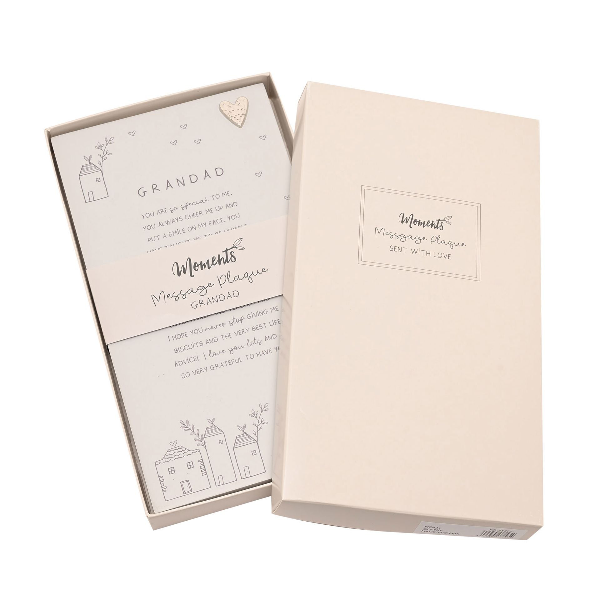 Moments Standing Verse Plaque - Grandad