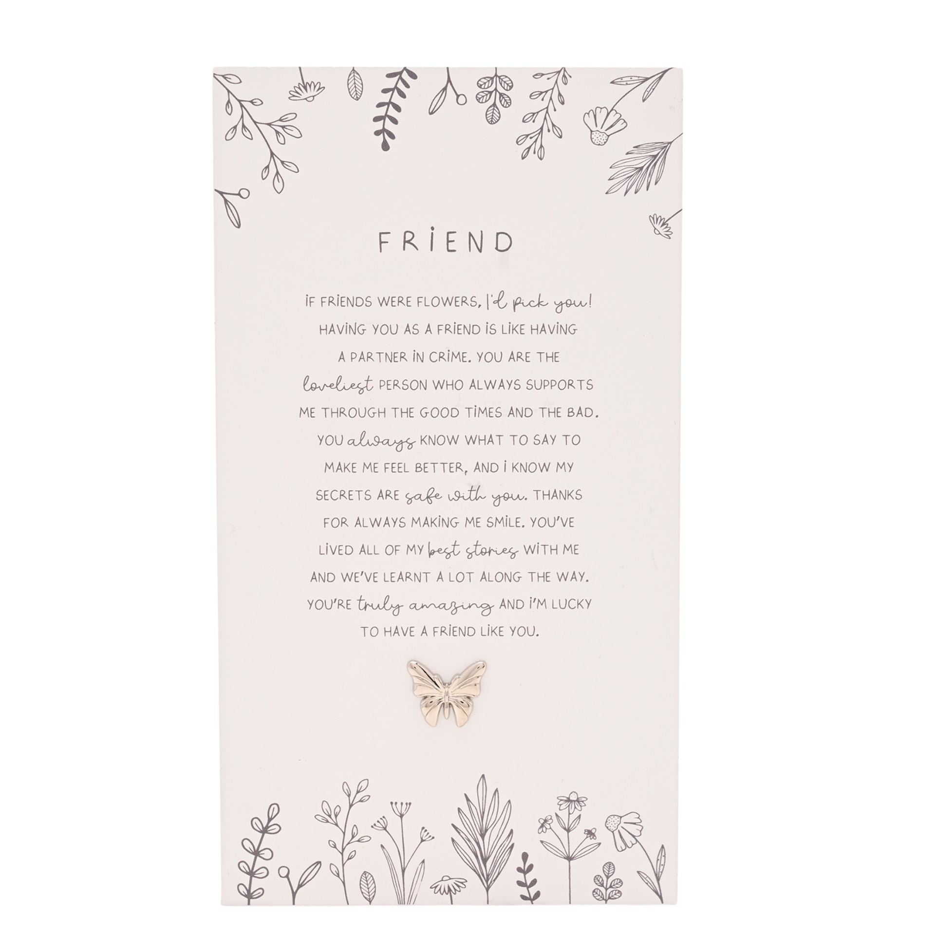 Moments Standing Verse Plaque - Friend