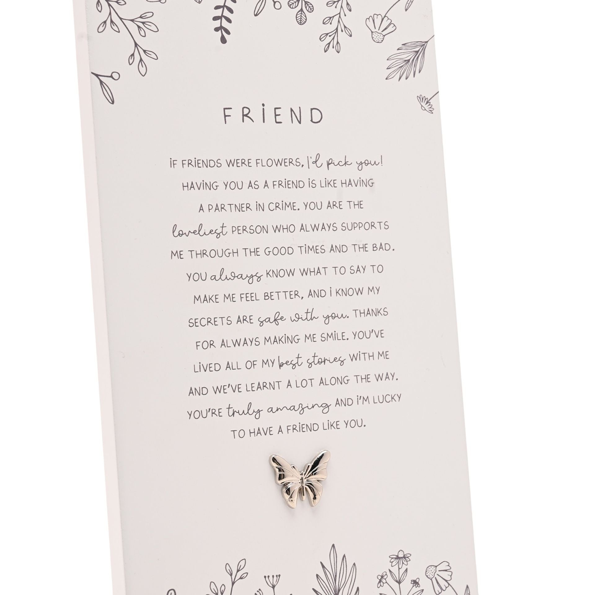 Moments Standing Verse Plaque - Friend