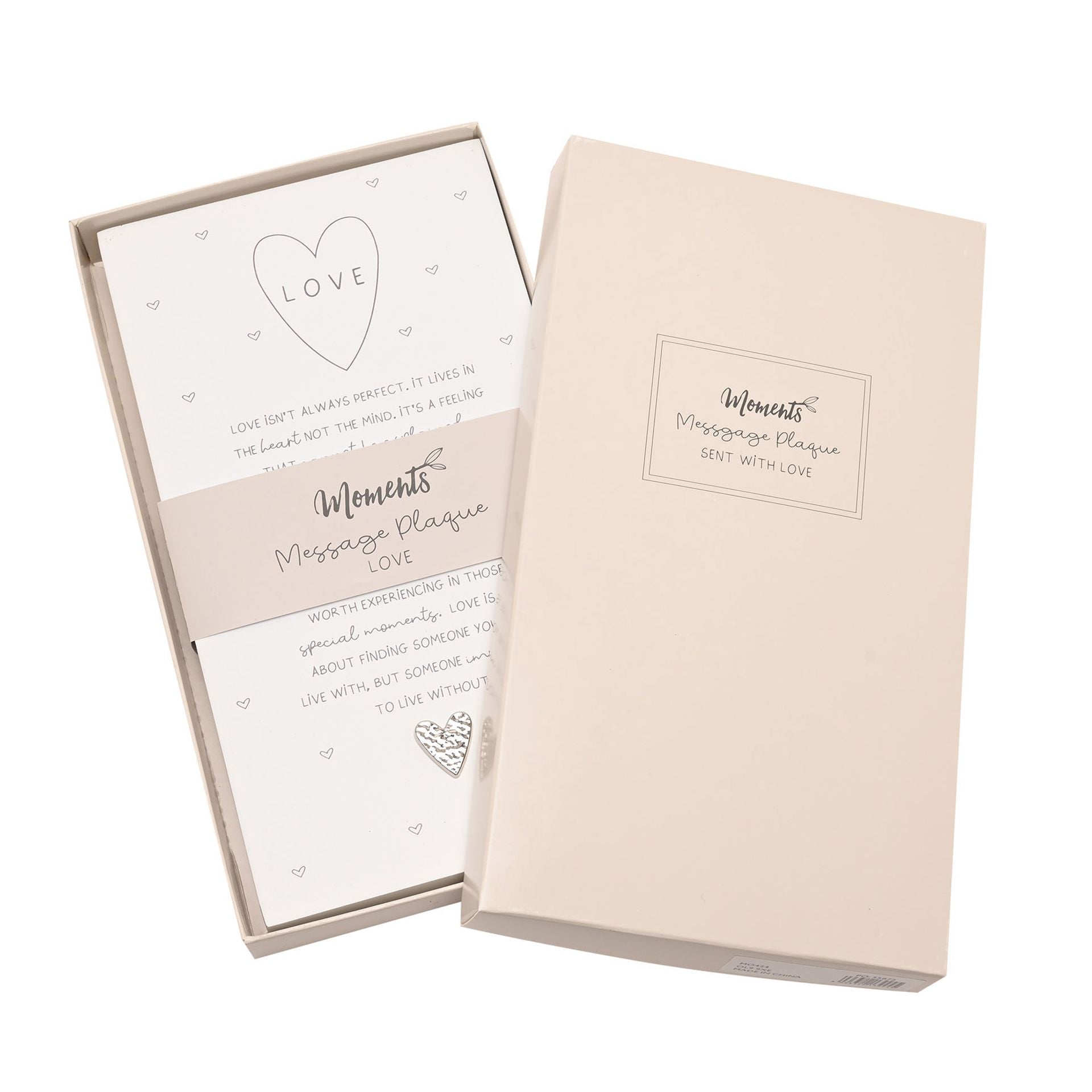 Moments Standing Verse Plaque - Love
