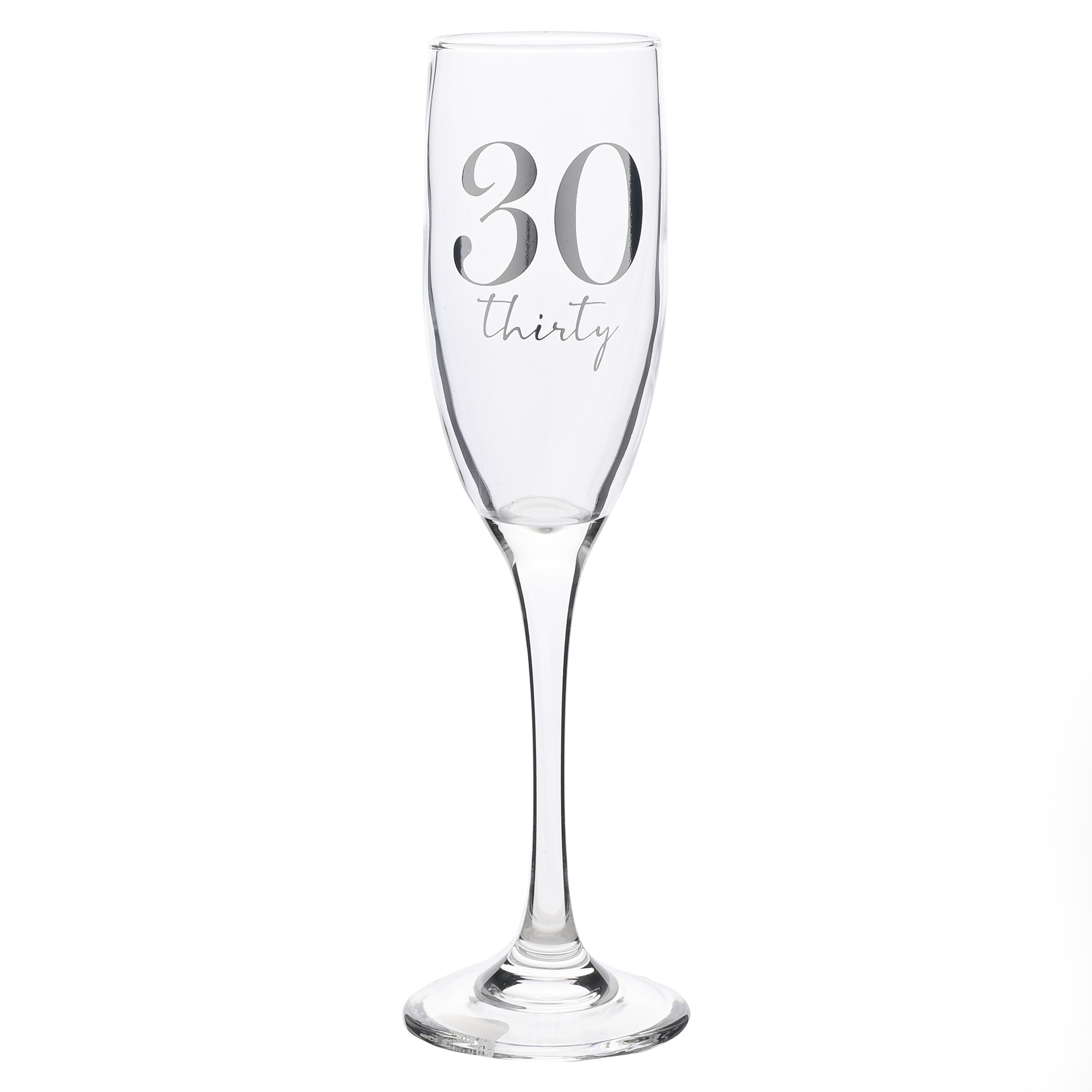 Milestones Champagne Flute 30th Birthday