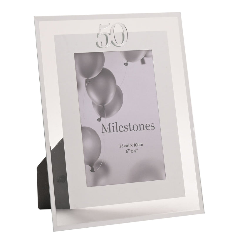 Milestones Mirror Border Frame 4" x 6" - 50