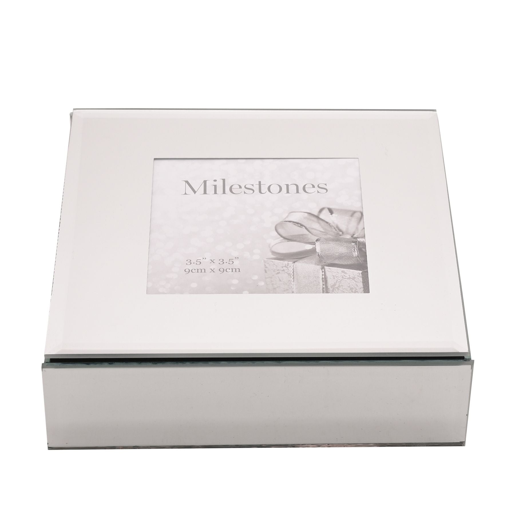 Milestones Mirror Photo Trinket Box