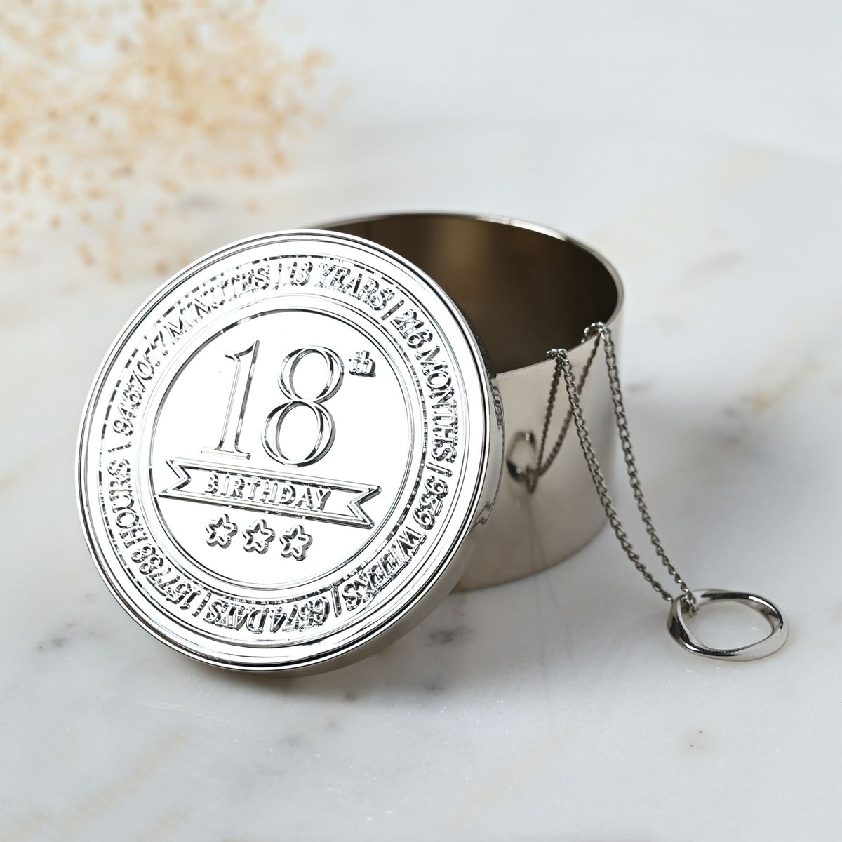 Milestones Round Trinket Box - 18