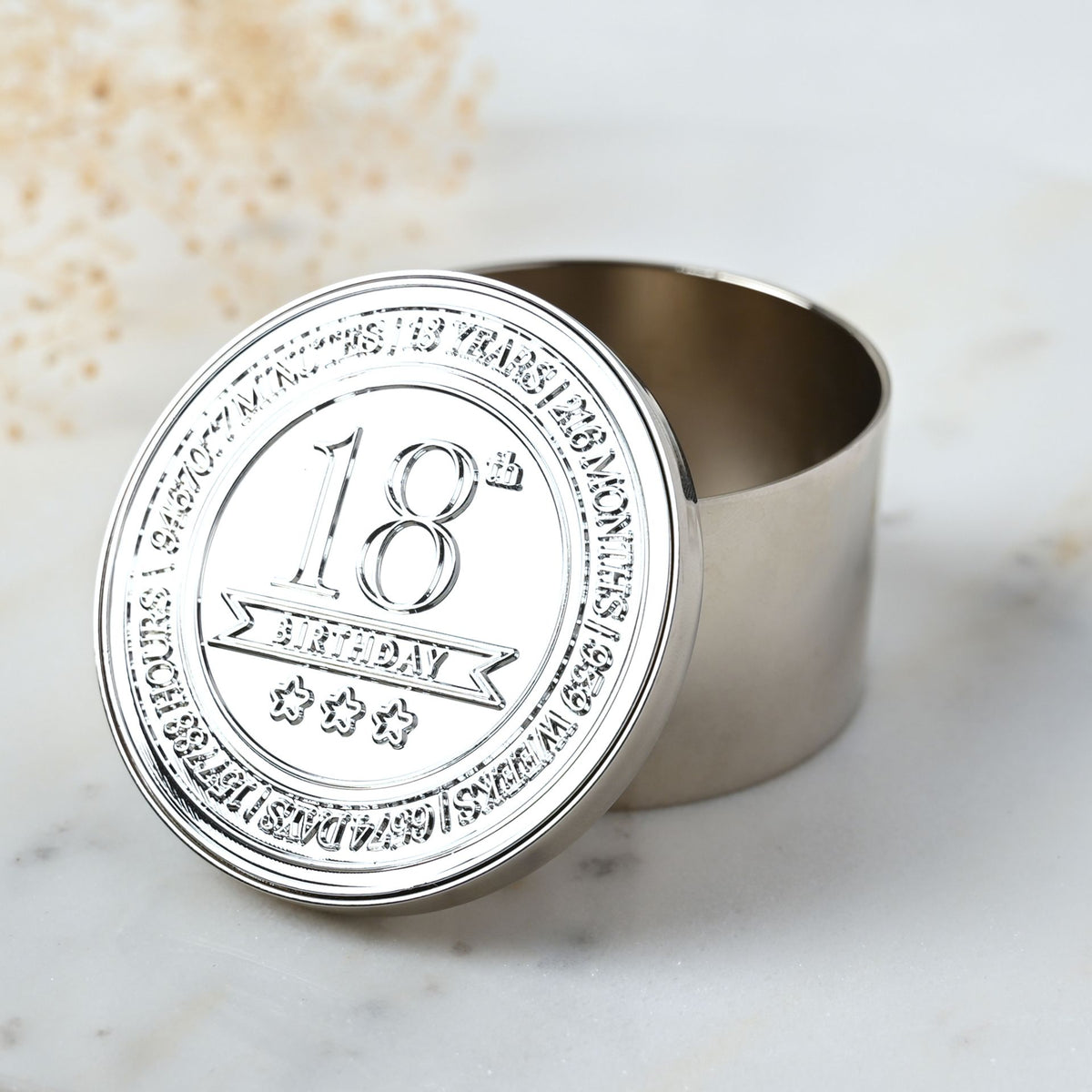 Milestones Round Trinket Box - 18