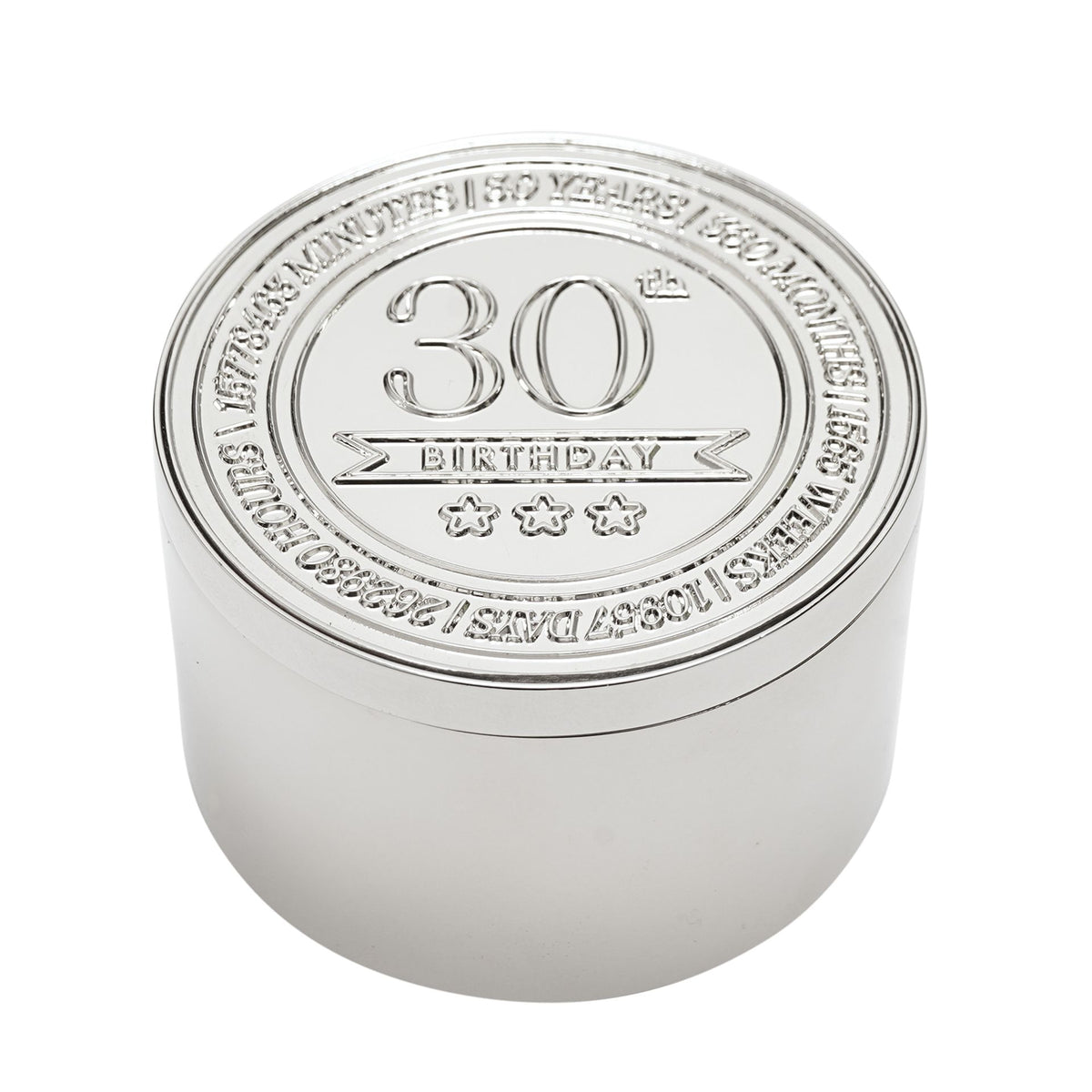 Milestones Round Trinket Box - 30