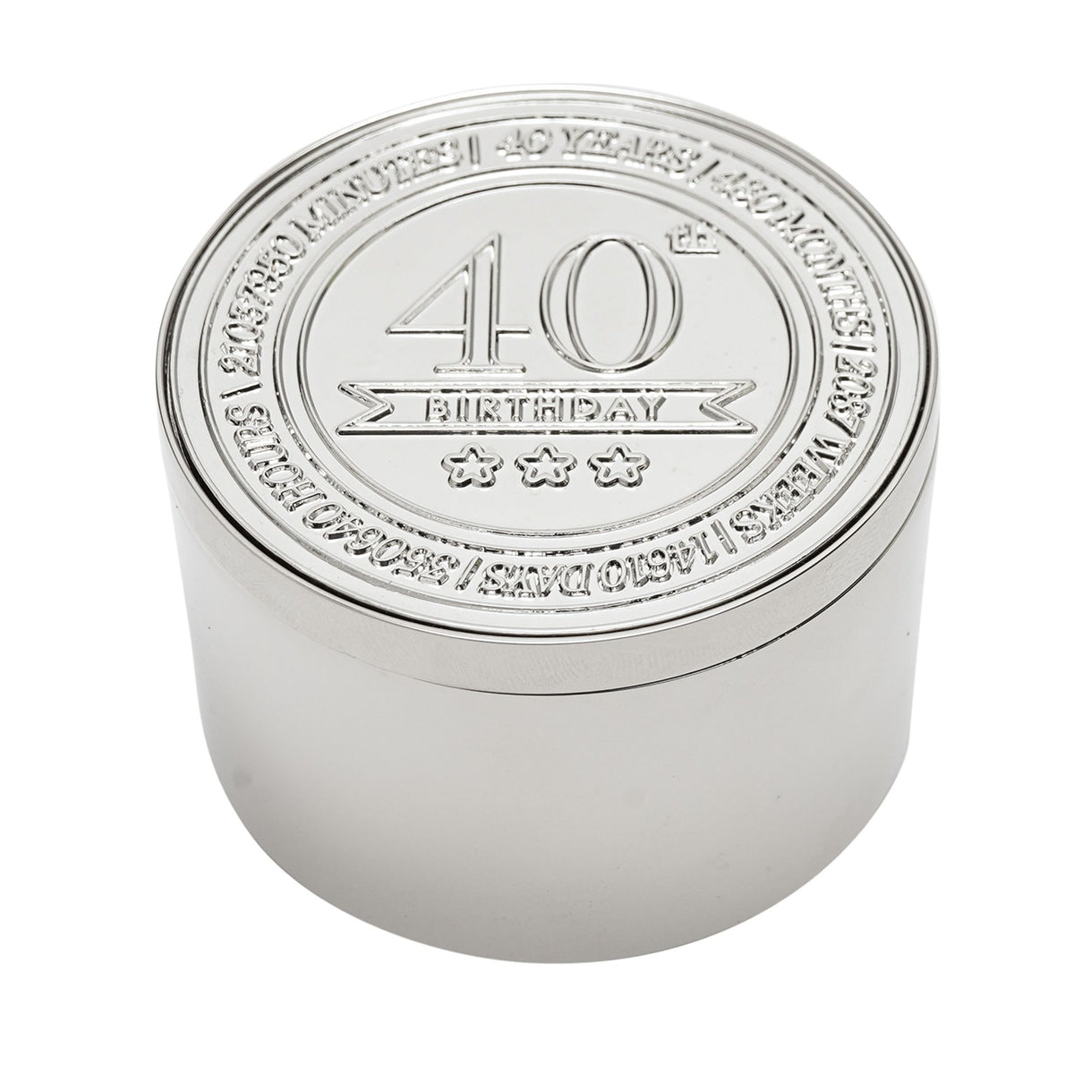 Milestones Round Trinket Box - 40
