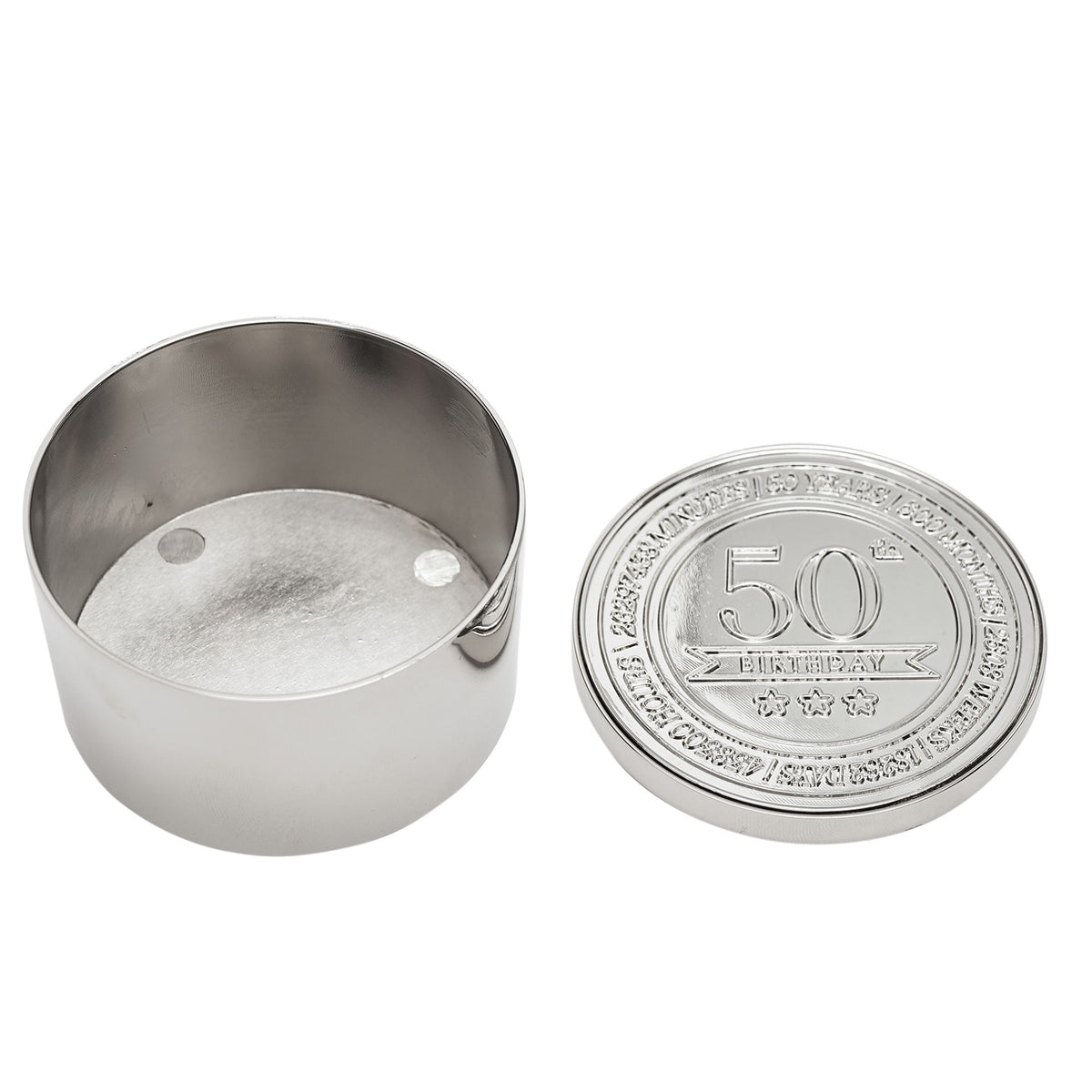 Milestones Round Trinket Box - 50