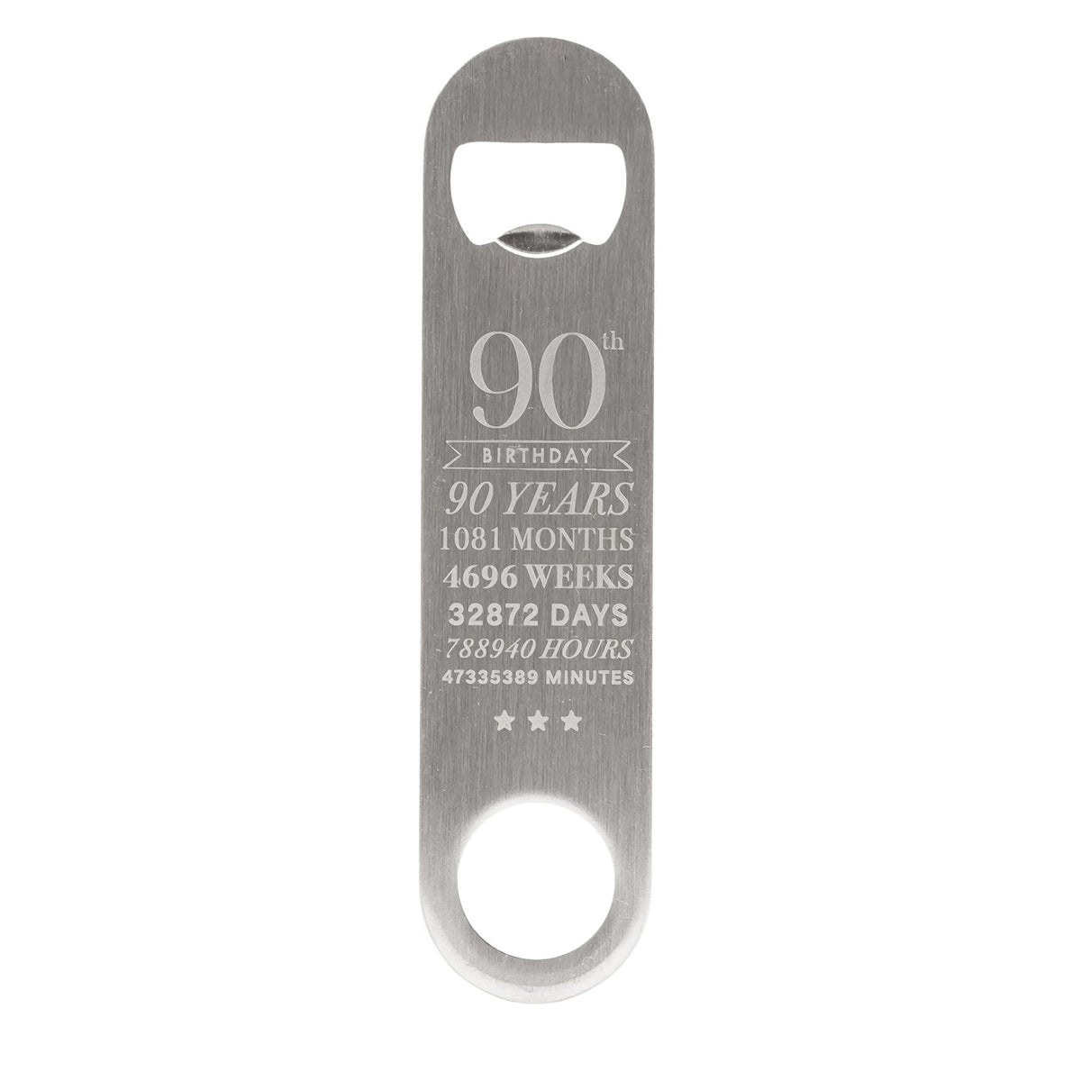 Milestones Pint Glass & Bottle Opener - 90