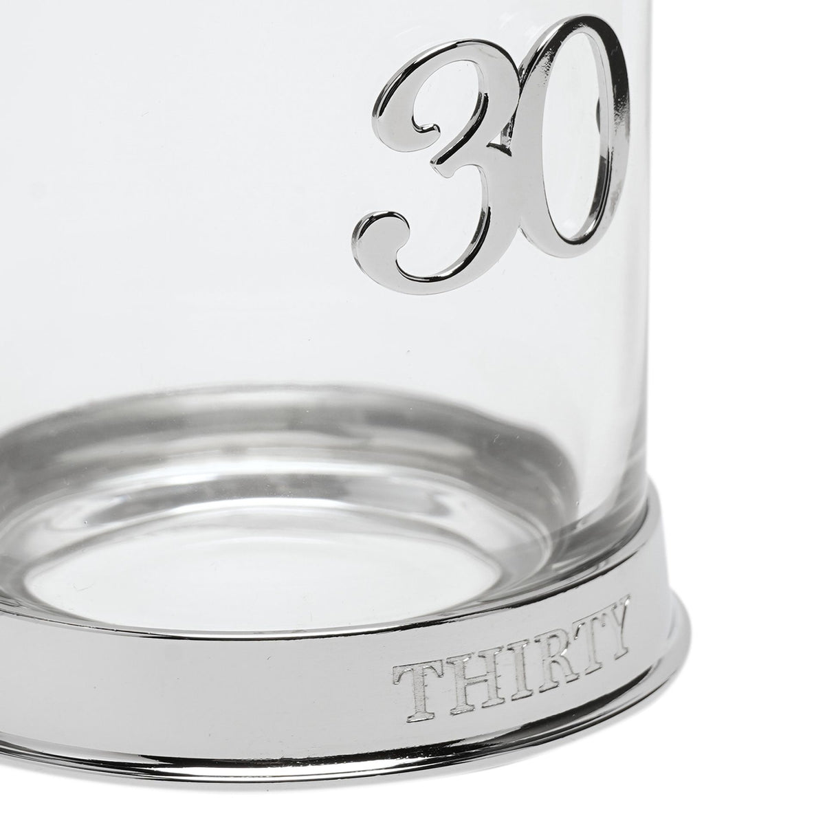 MilestoneS 3D Number Whisky Glass - 30