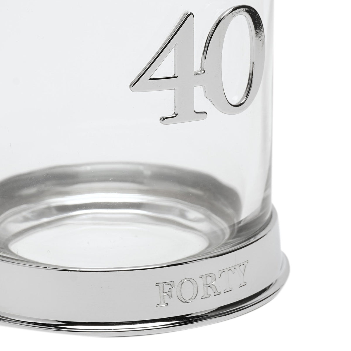 MilestoneS 3D Number Whisky Glass - 40
