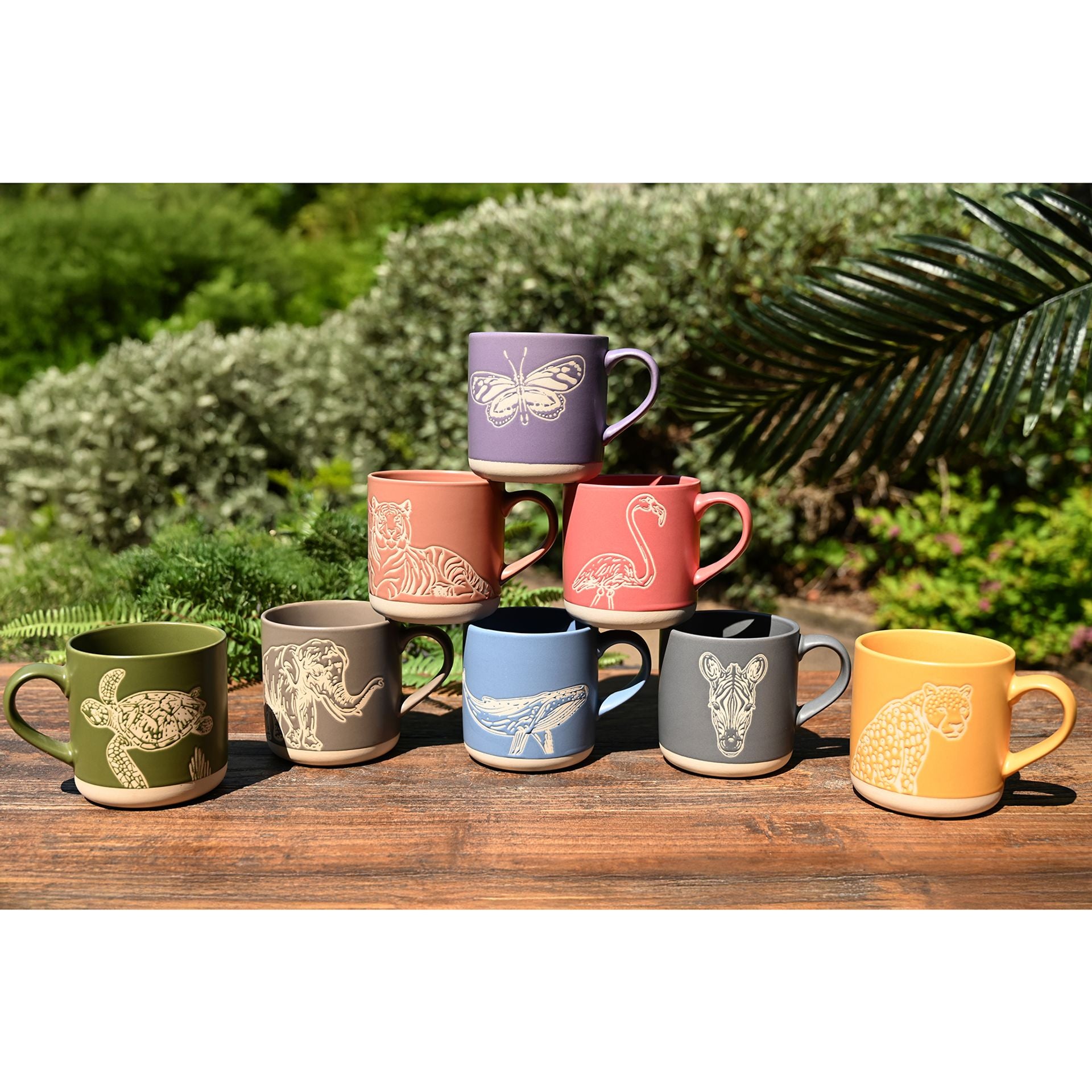 Naturecraft Turtle Ceramic Wax Resistant Mug Evergreen