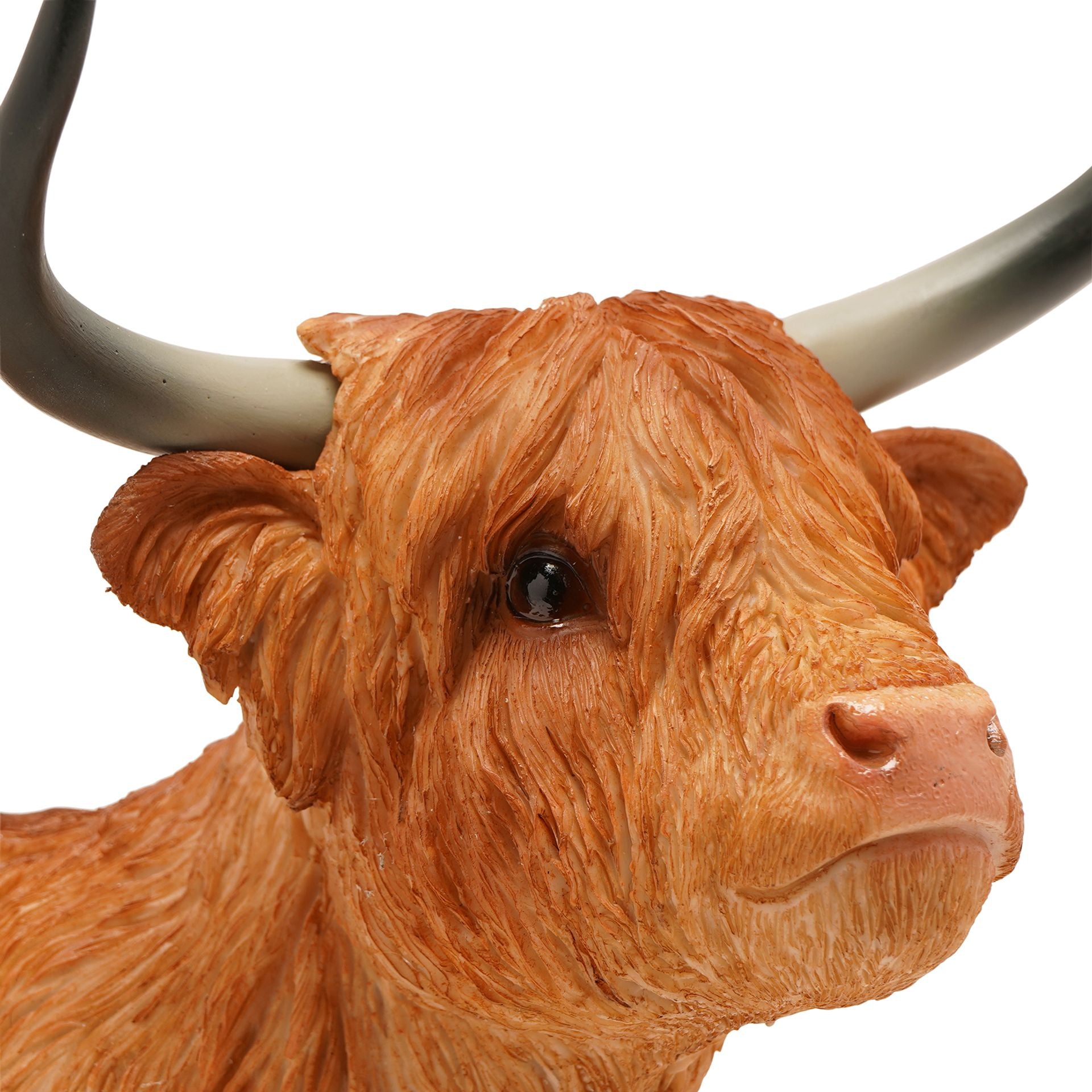 Naturecraft Sitting Highland Cow 24cm