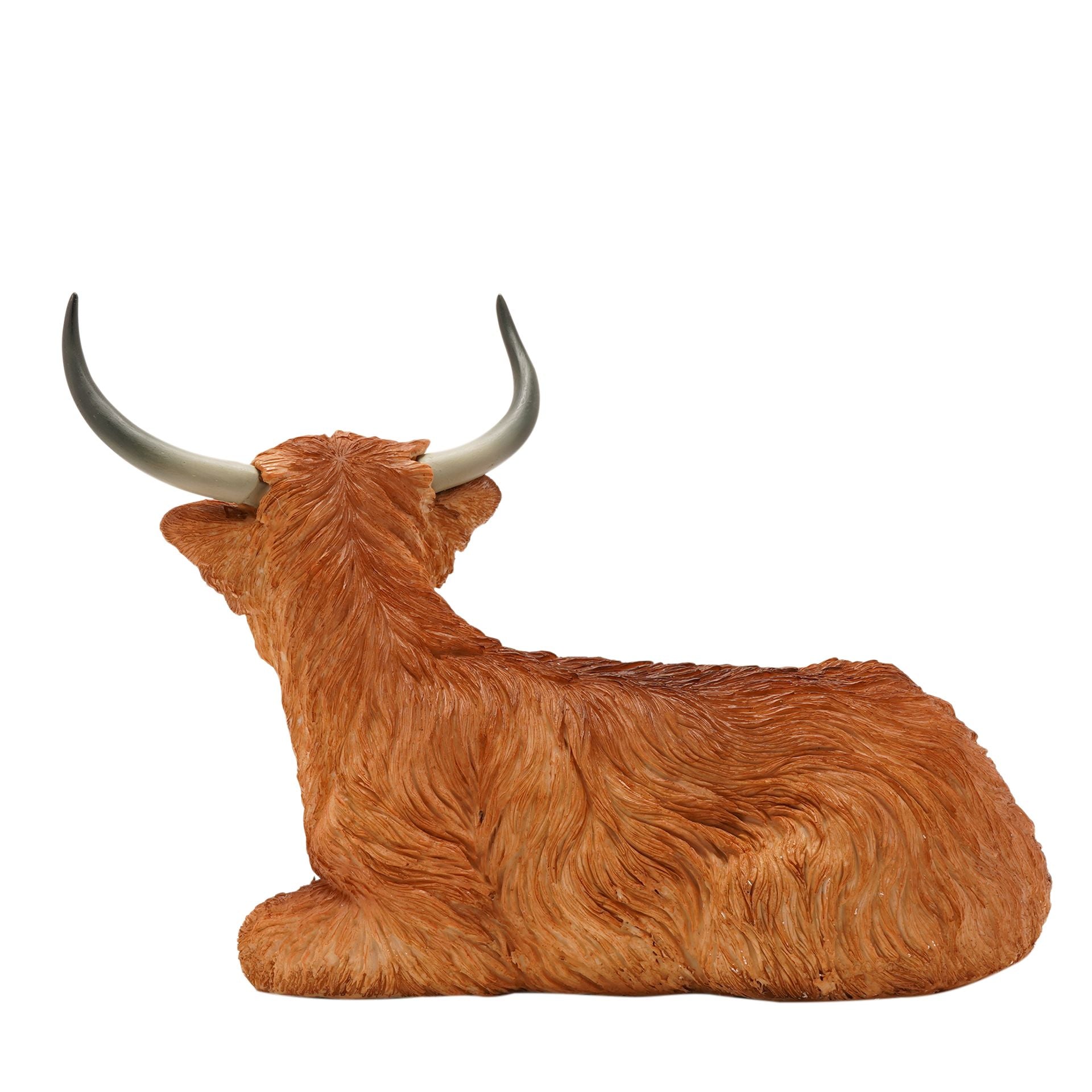 Naturecraft Sitting Highland Cow 24cm